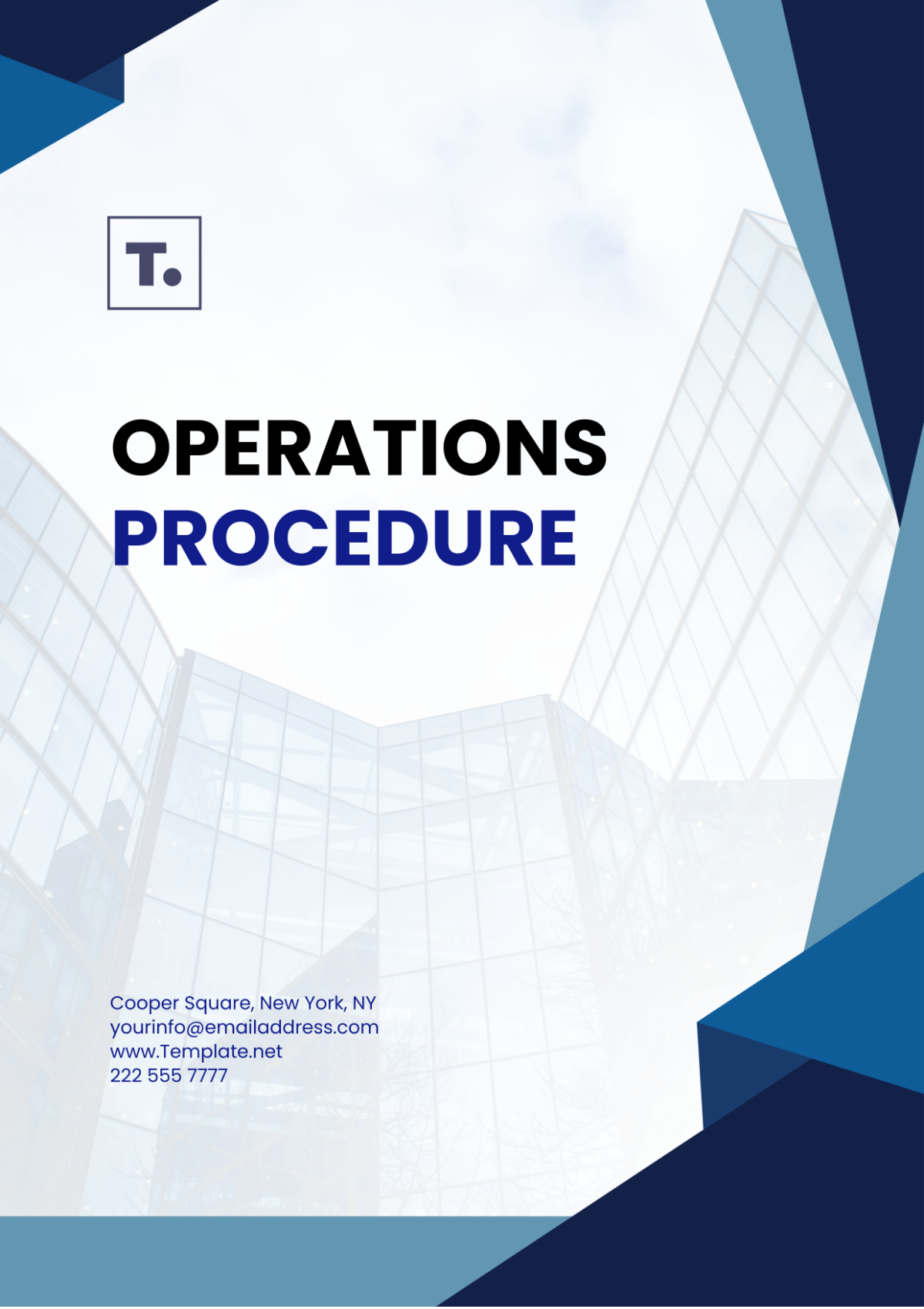 Operations Procedure Template - Edit Online & Download