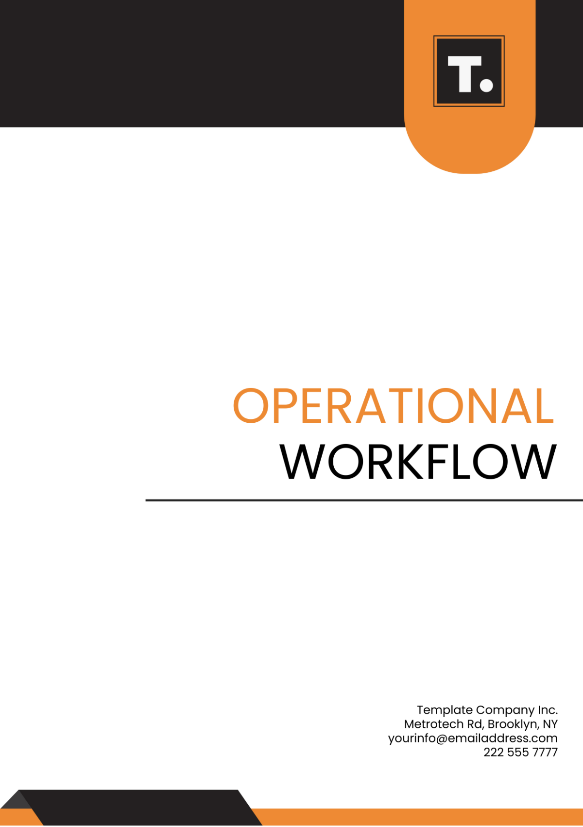 Operational Workflow Template - Edit Online & Download