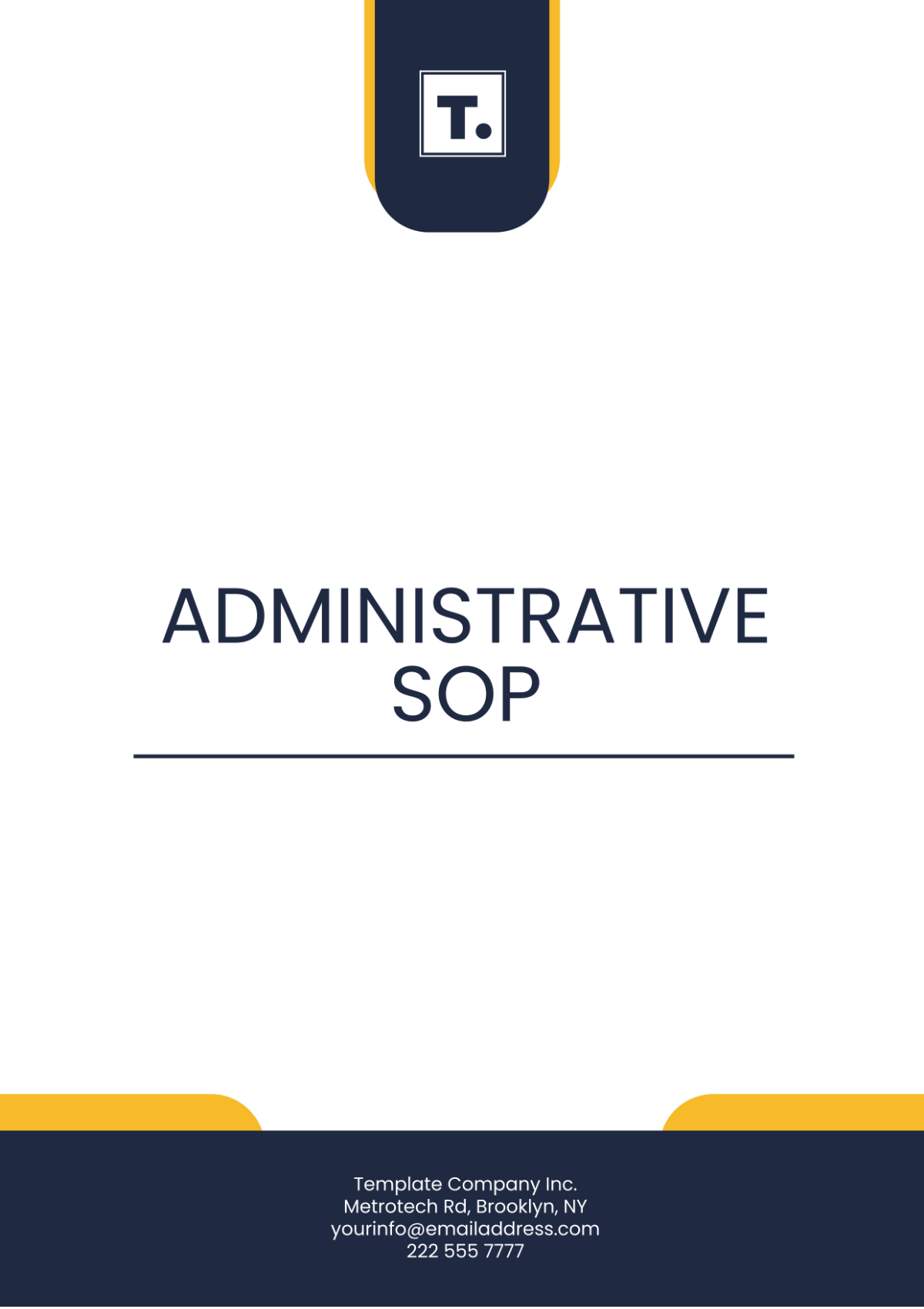 Administrative SOP Template - Edit Online & Download