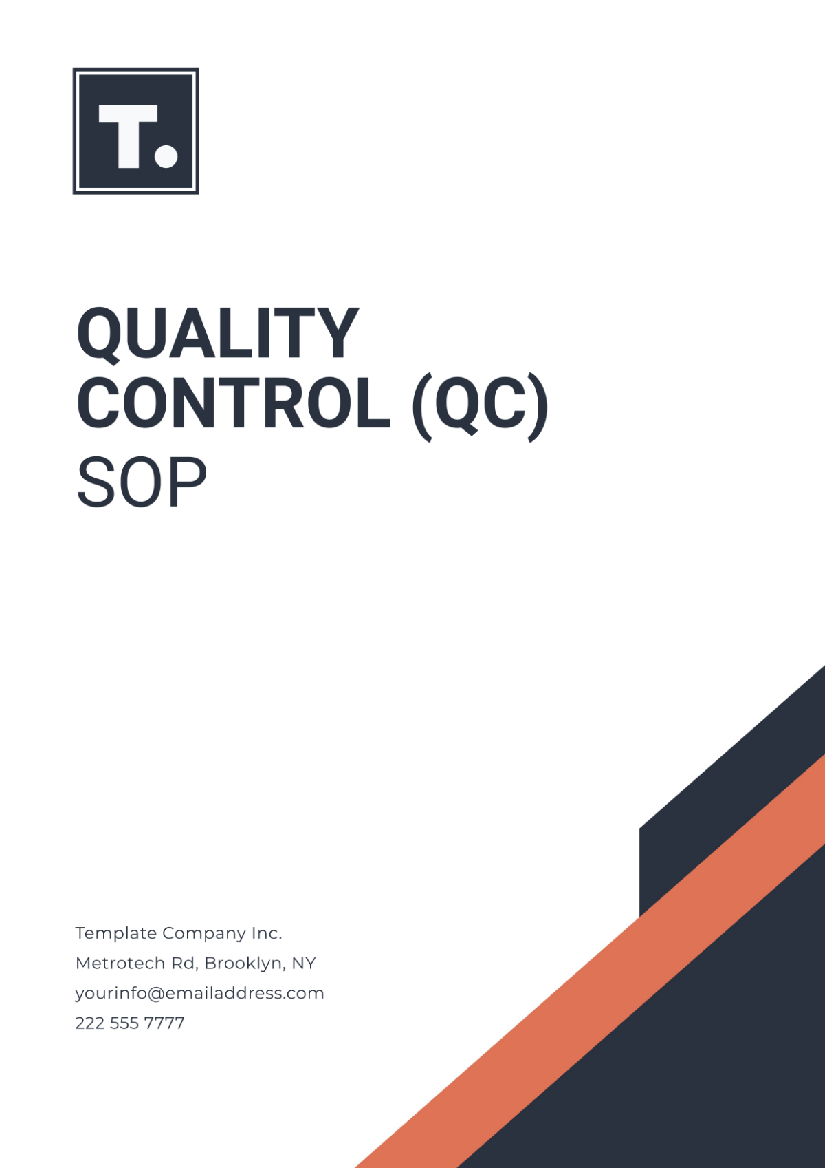 Quality Control (QC) SOP Template - Edit Online & Download