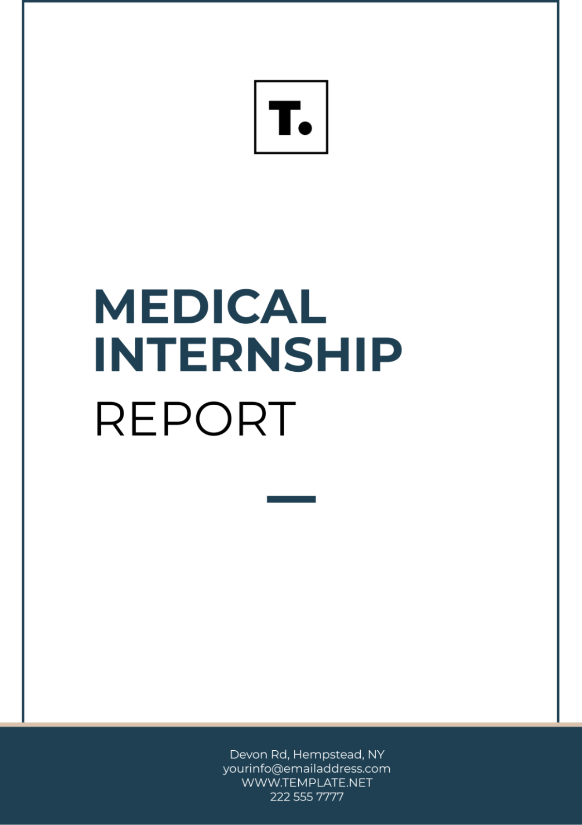 Medical Internship Report Template - Edit Online & Download