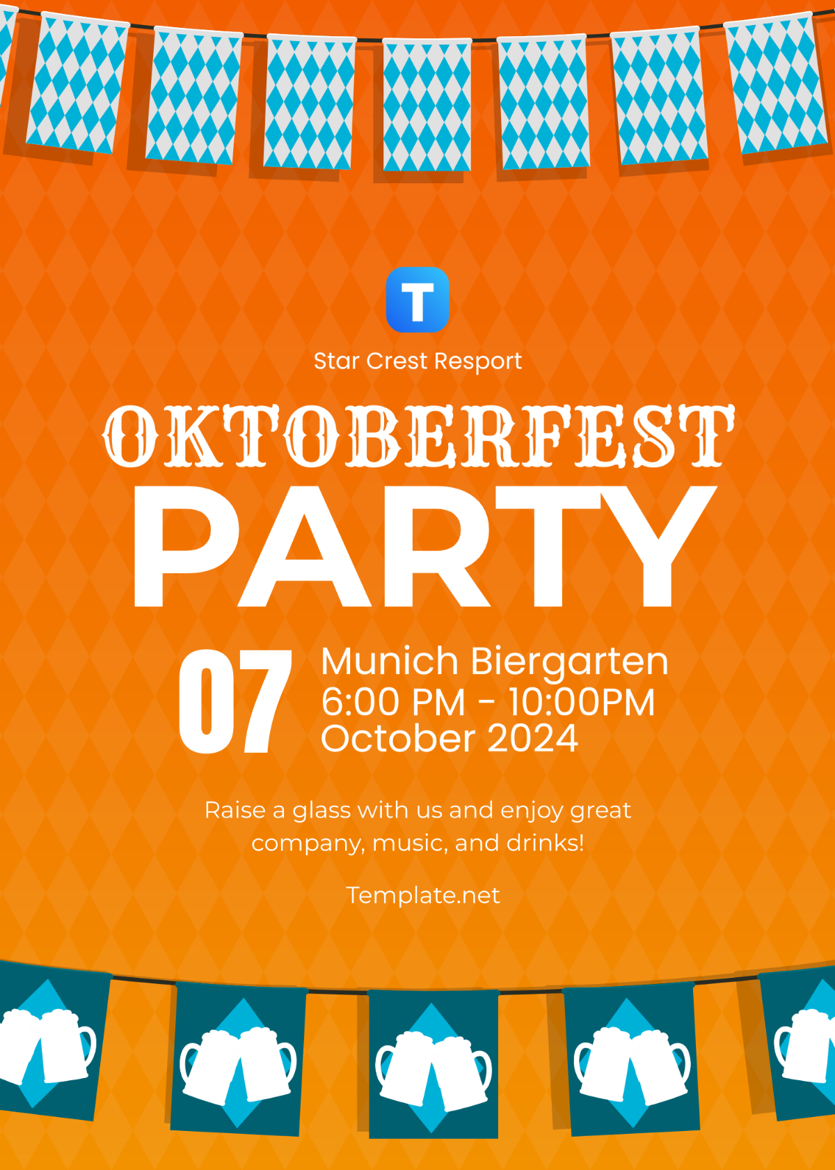 Oktoberfest Party Invitation