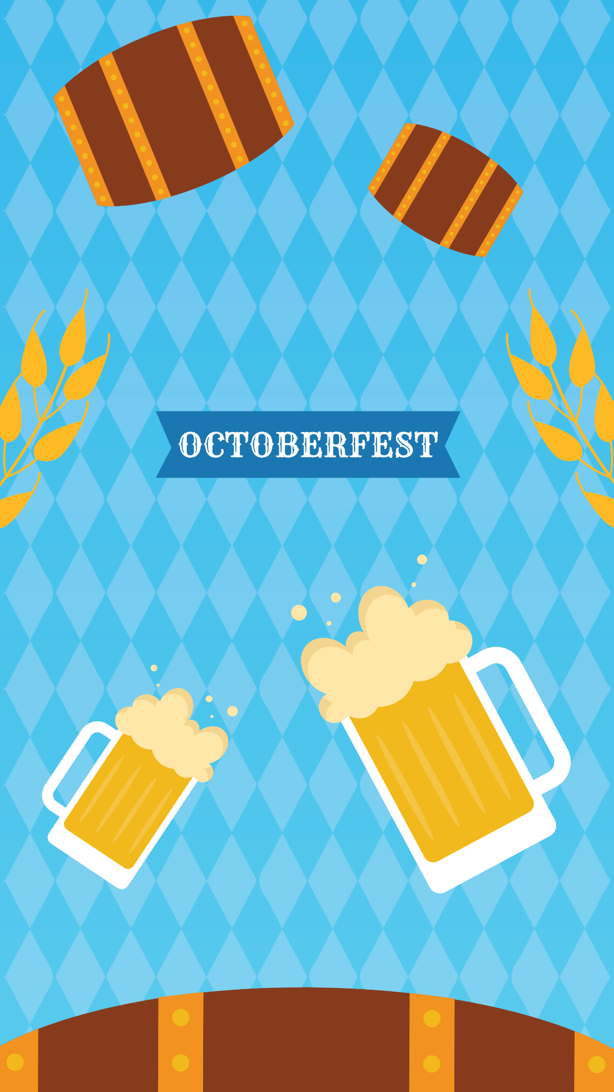 Oktoberfest Wallpaper Template - Edit Online & Download