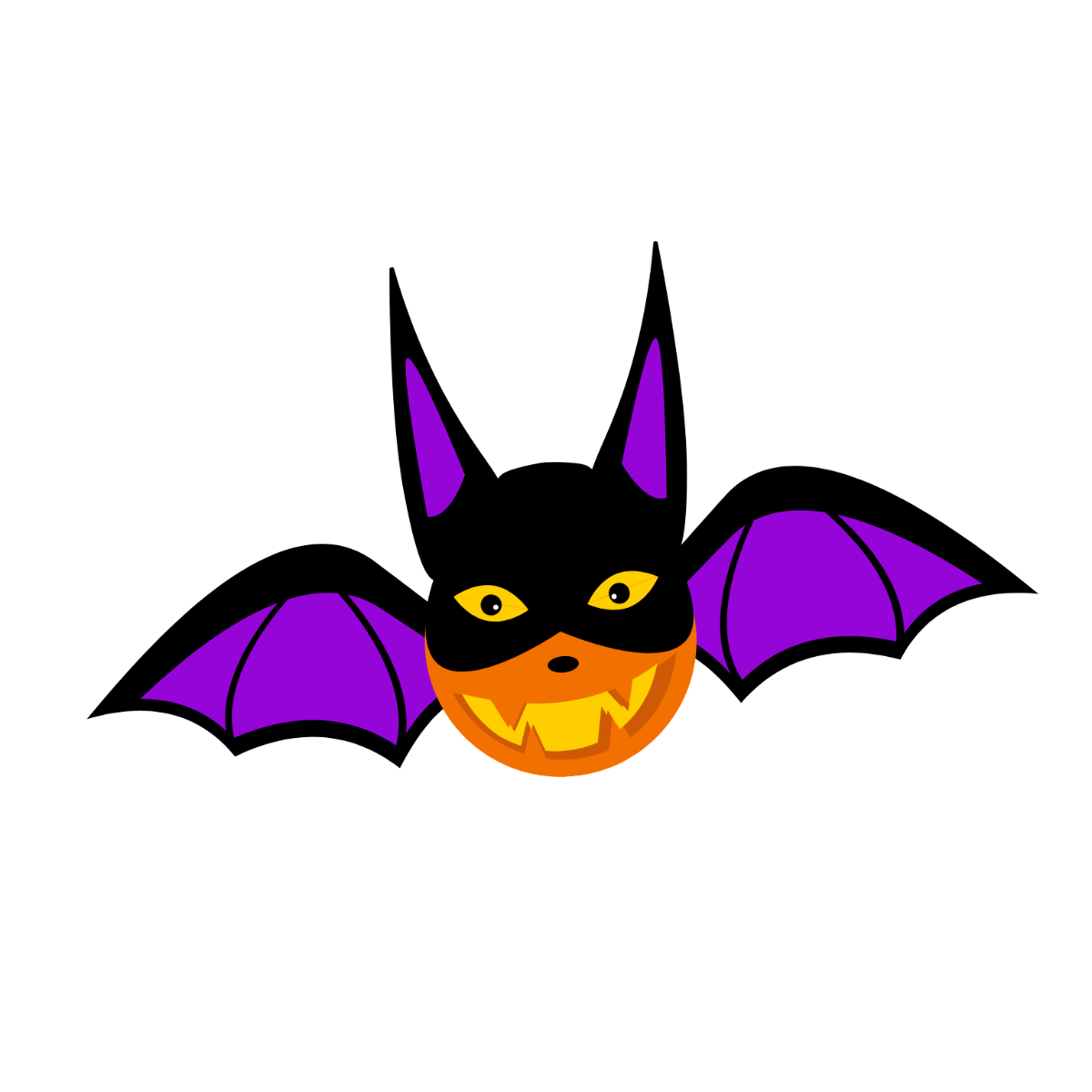 Halloween Bat Clipart - Edit Online | Template.net