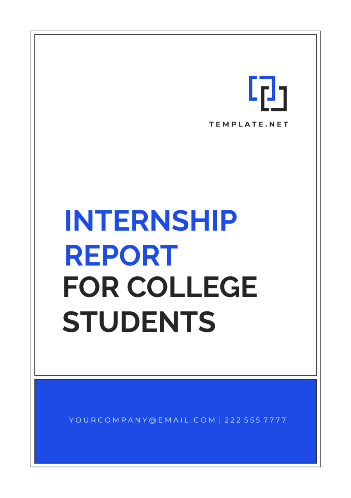 Internship Report Template for College Students - Edit Online & Download