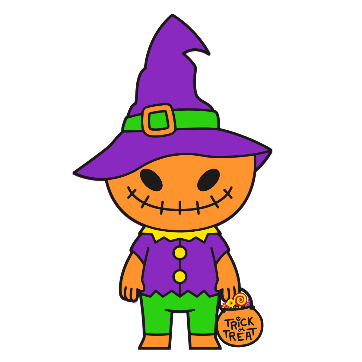 Free Cute Halloween Clipart Template