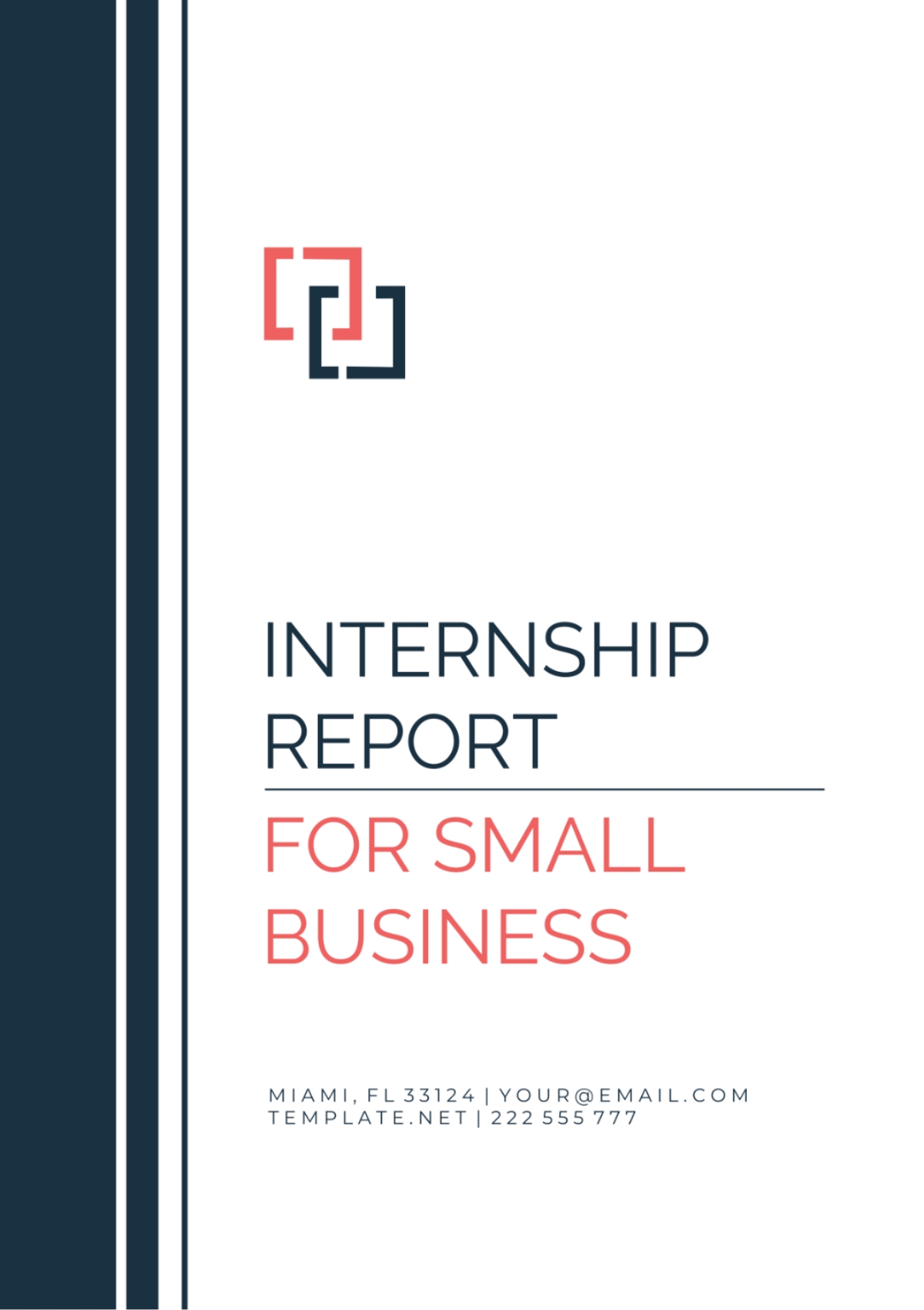 Internship Report for Small Business Template - Edit Online & Download