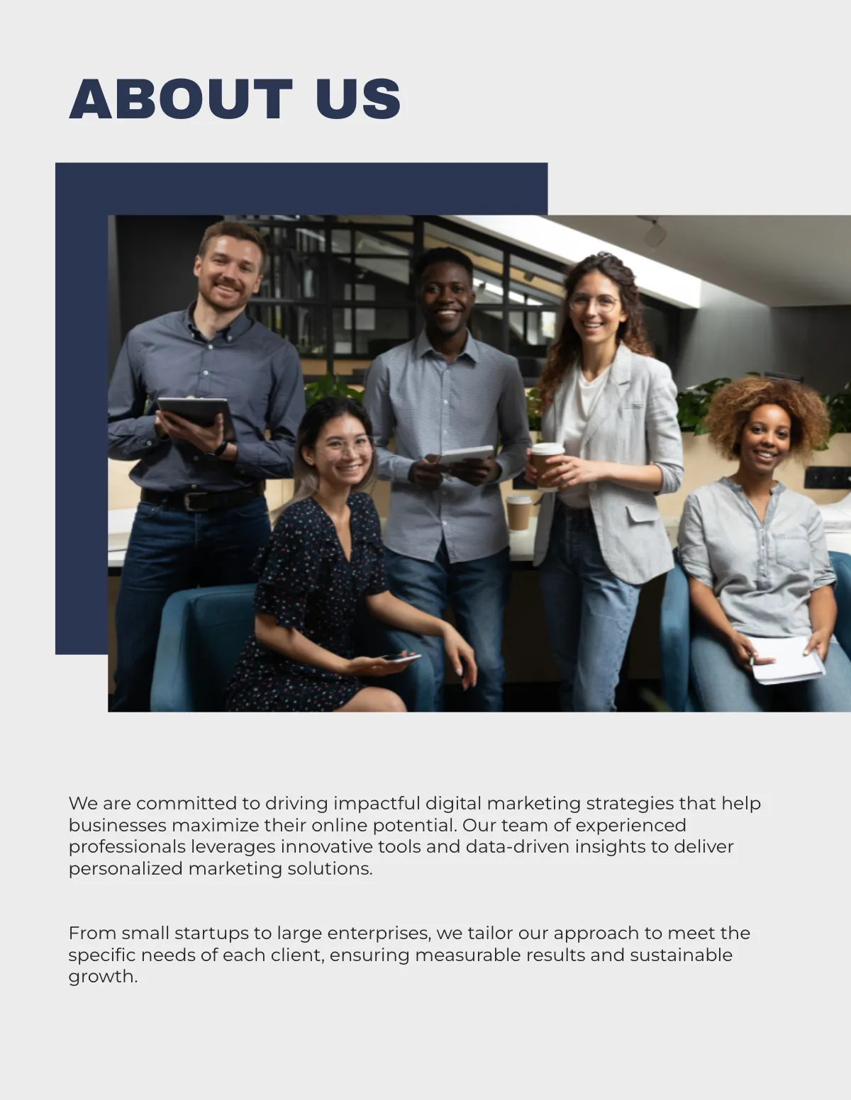 Free Digital Marketing Agency Portfolio Template to Edit Online