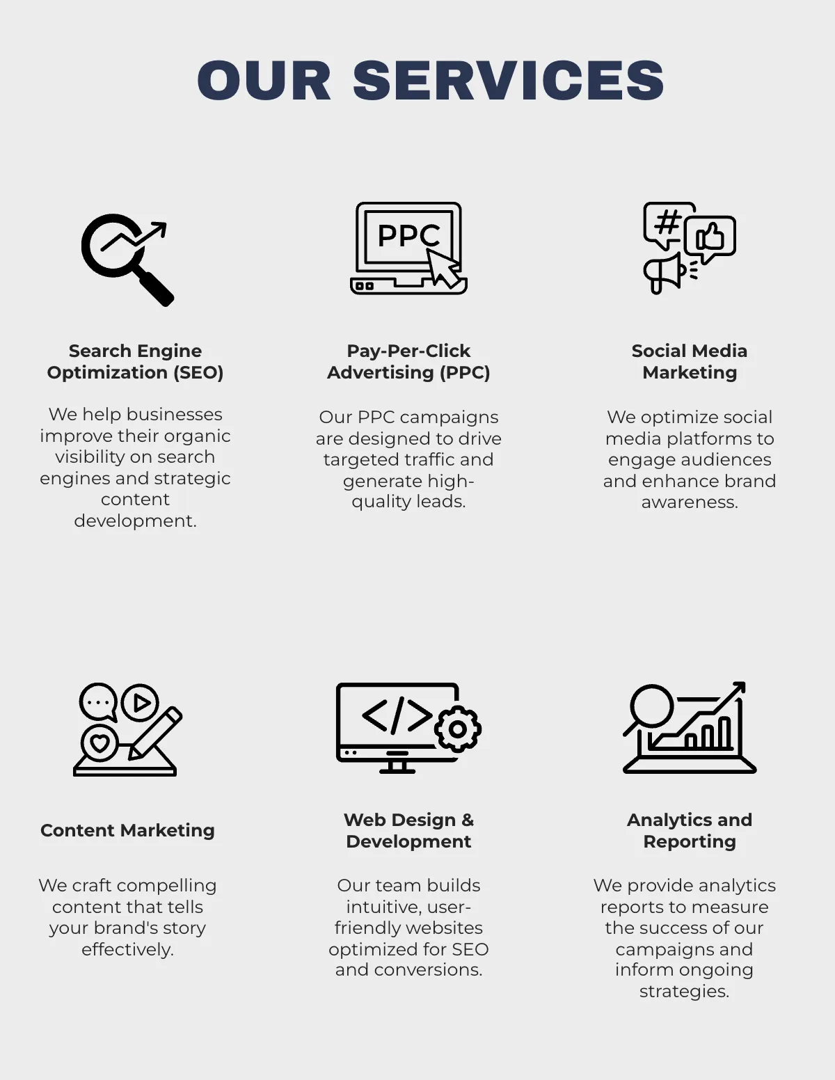 Free Digital Marketing Agency Portfolio Template to Edit Online