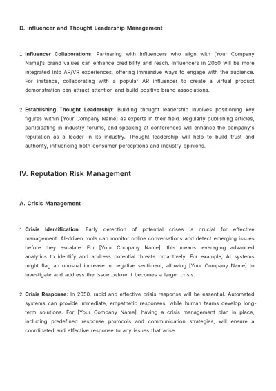 Free Digital Marketing Reputation Management Template to Edit Online