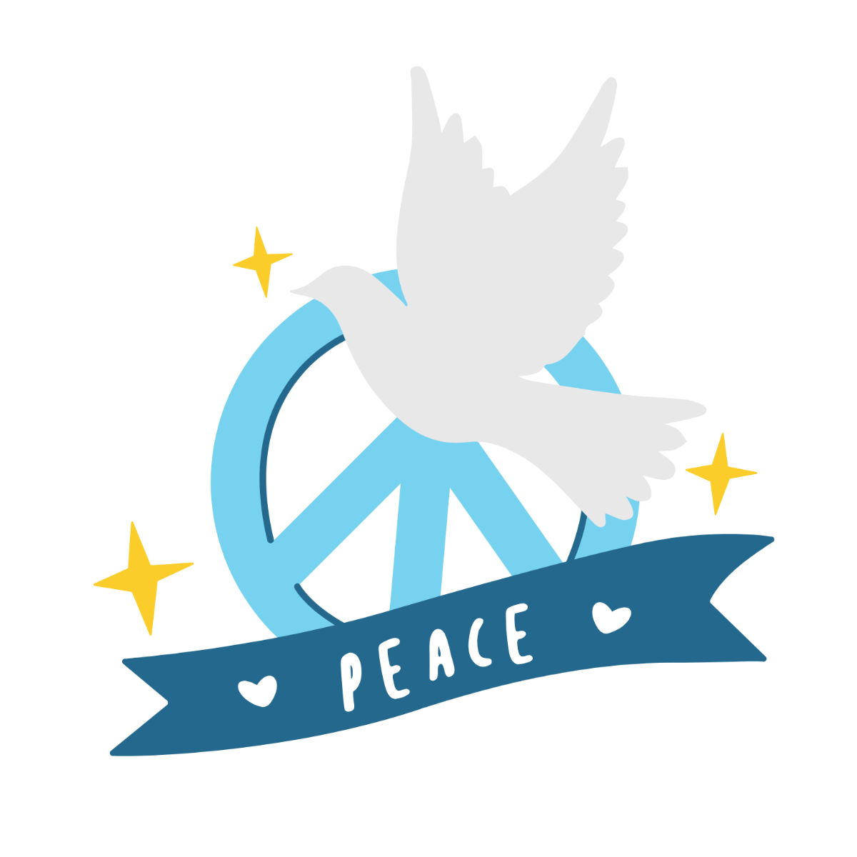 International Peace Day Clip Art Template - Edit Online & Download