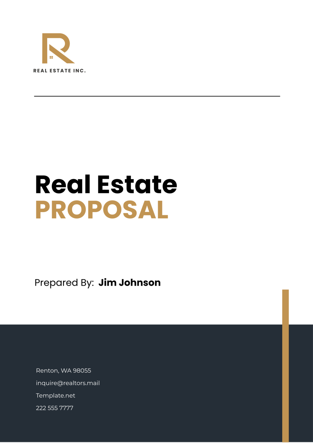 Real Estate Proposal Template - Edit Online & Download