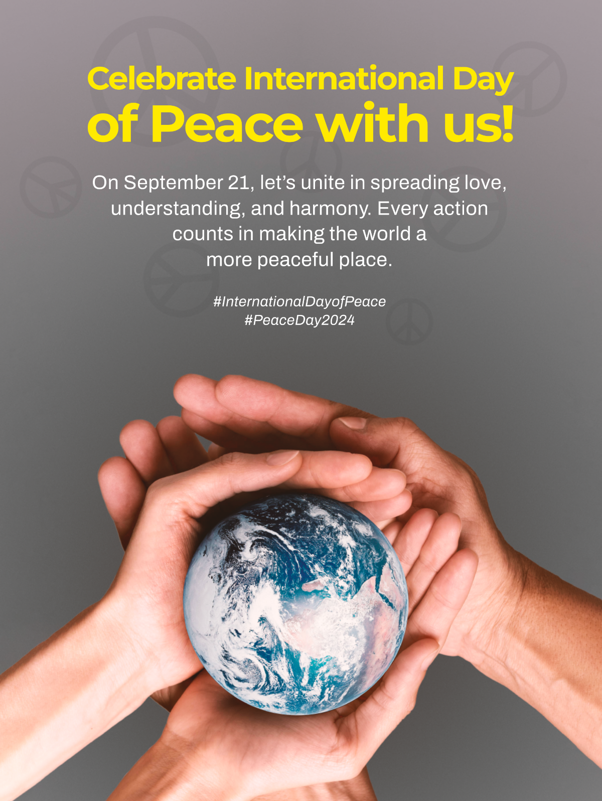 International Day of Peace Post Template - Edit Online & Download