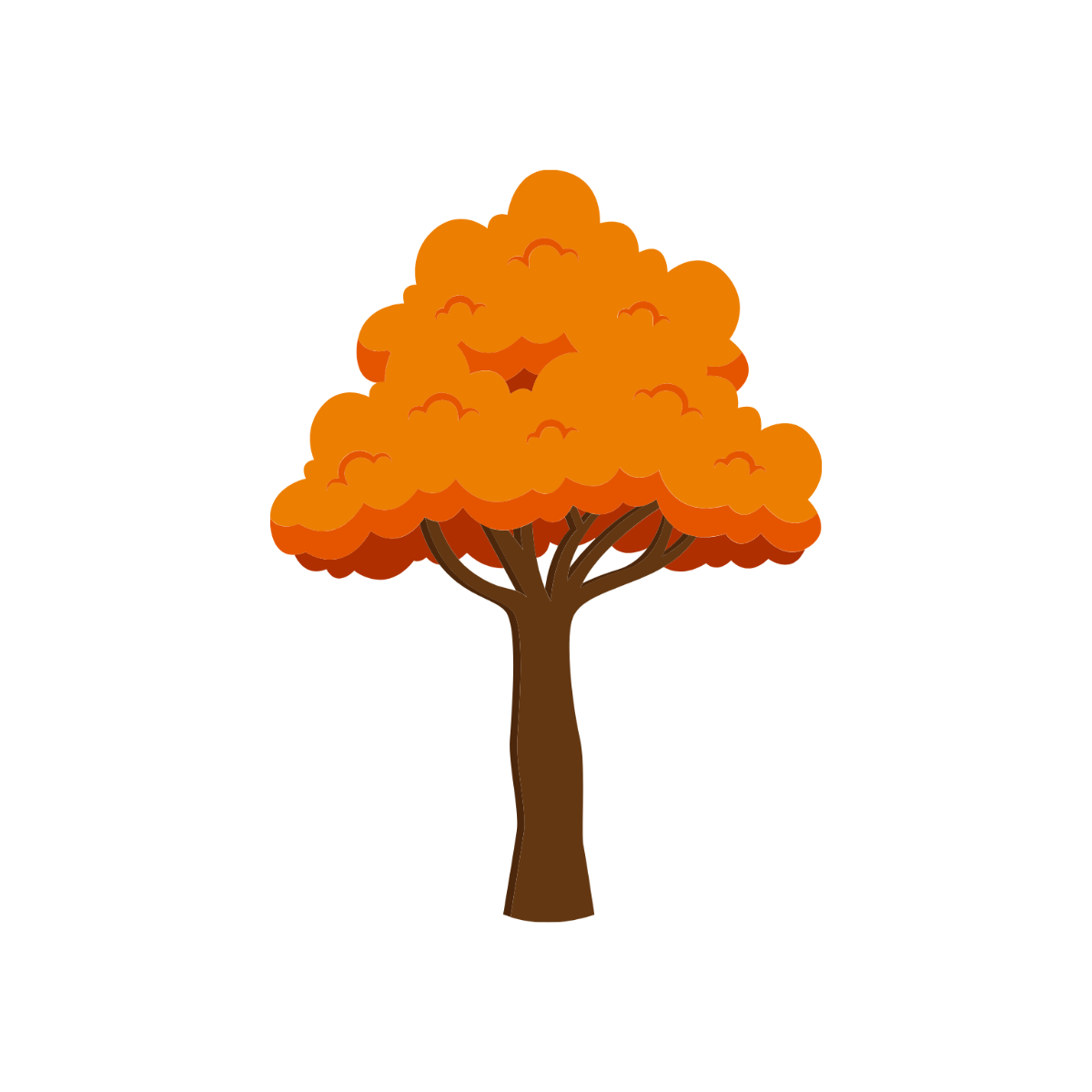 Editable Tree Clipart