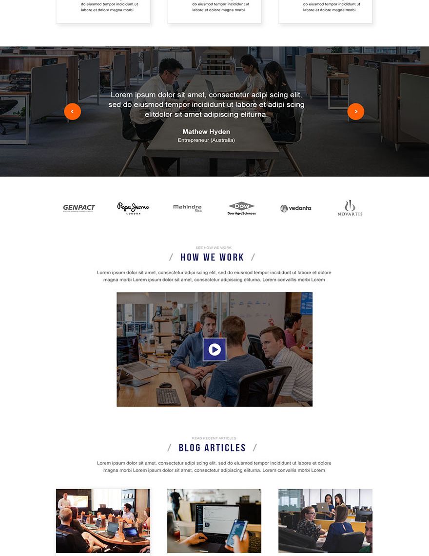 Hr Consulting Website Template