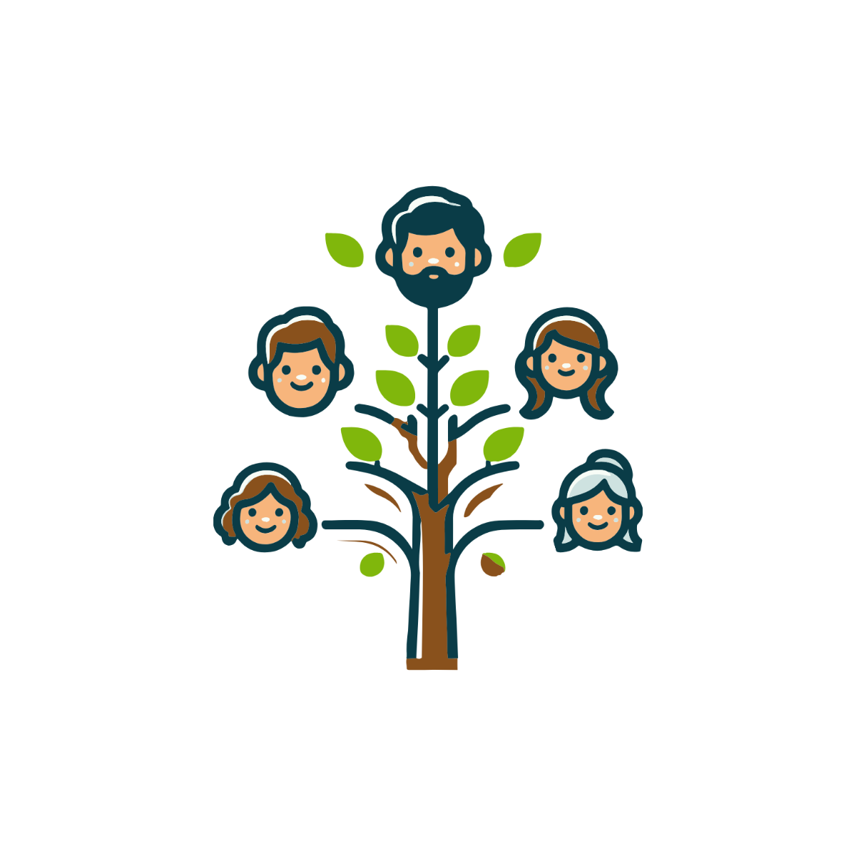 Family Tree Clipart - Edit Online & Download