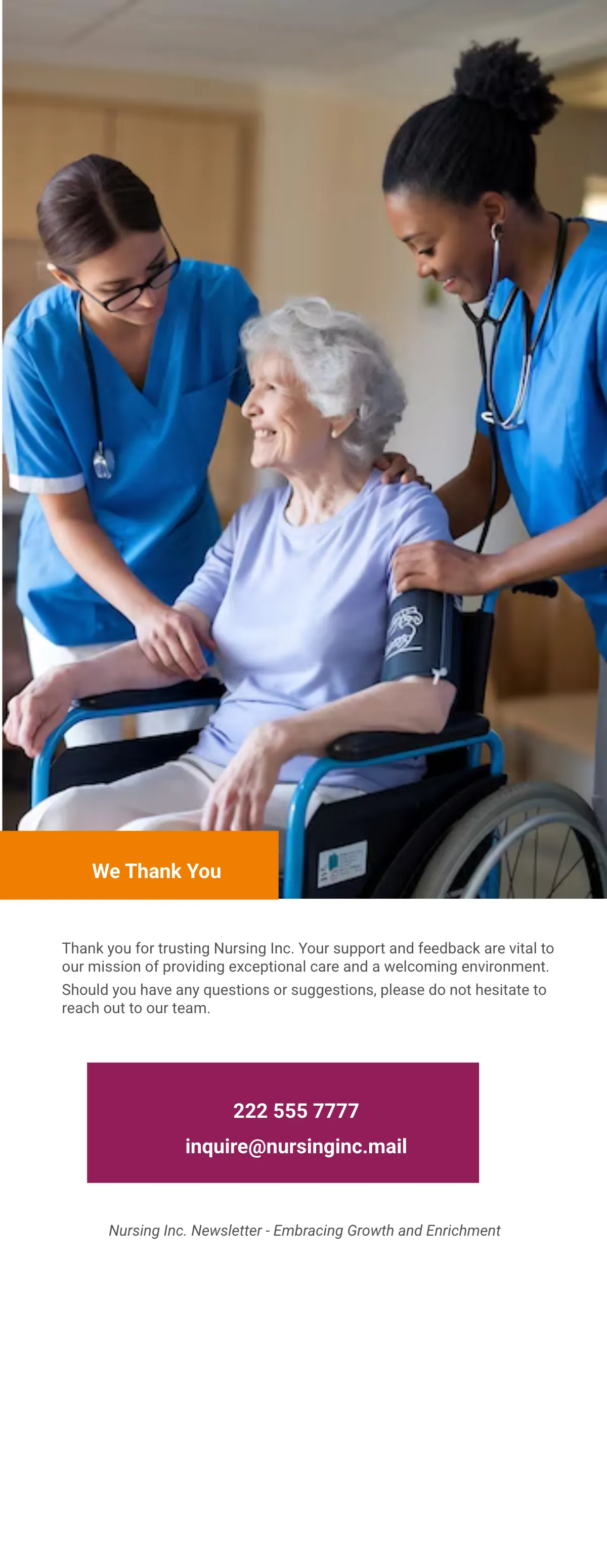 Free Nursing Home Newsletter Template to Edit Online