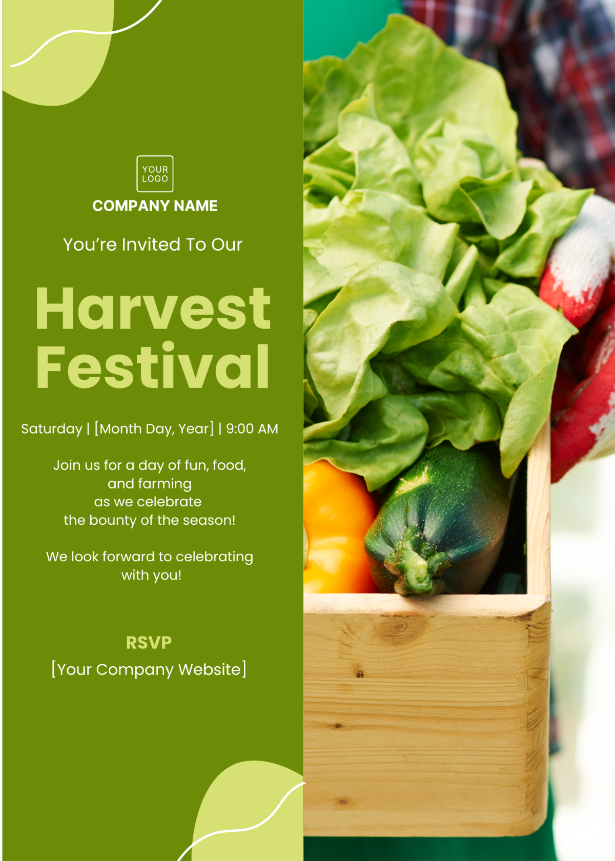 Agriculture Invitation Template - Edit Online & Download