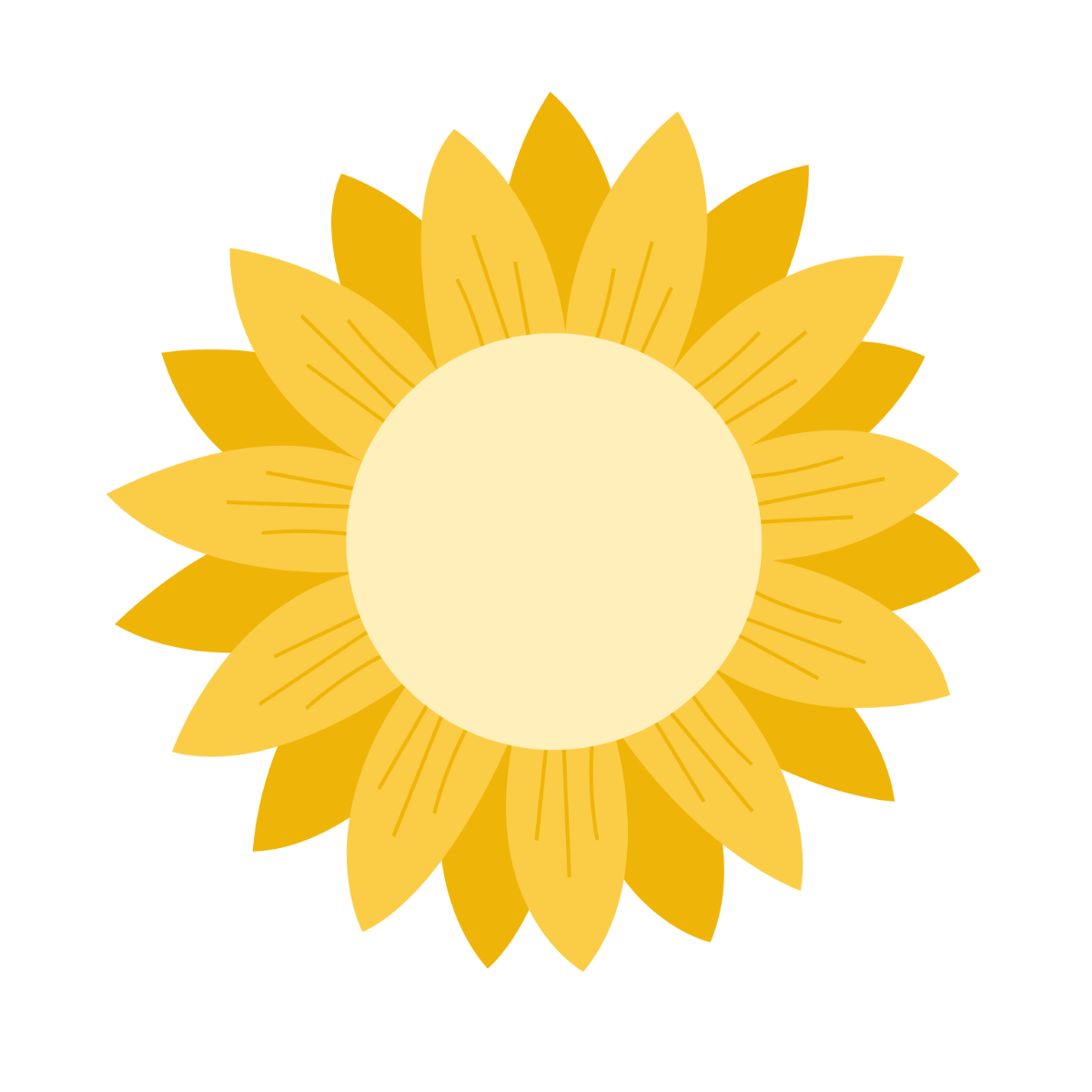 Transparent Sunflower Clipart - Edit Online | Template.net