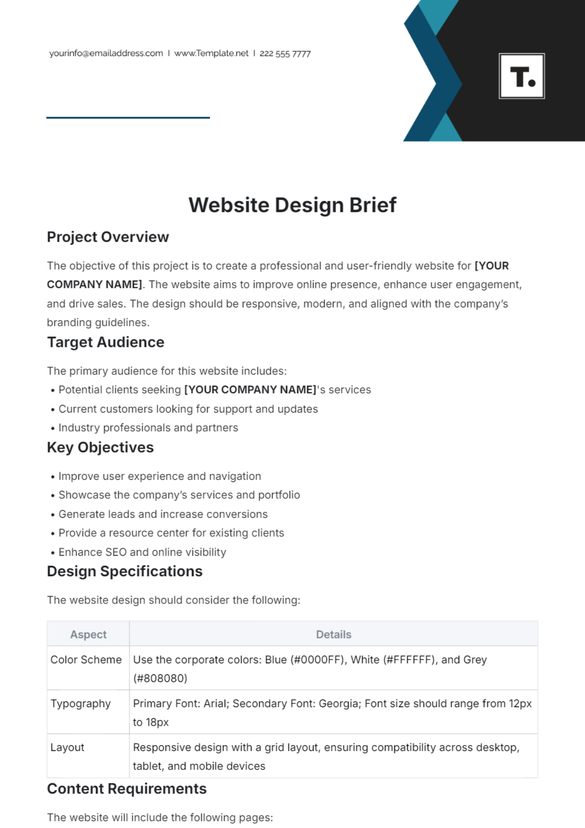 Free Executive Brief Template To Edit Online Free Executive Brief Template To Edit Online