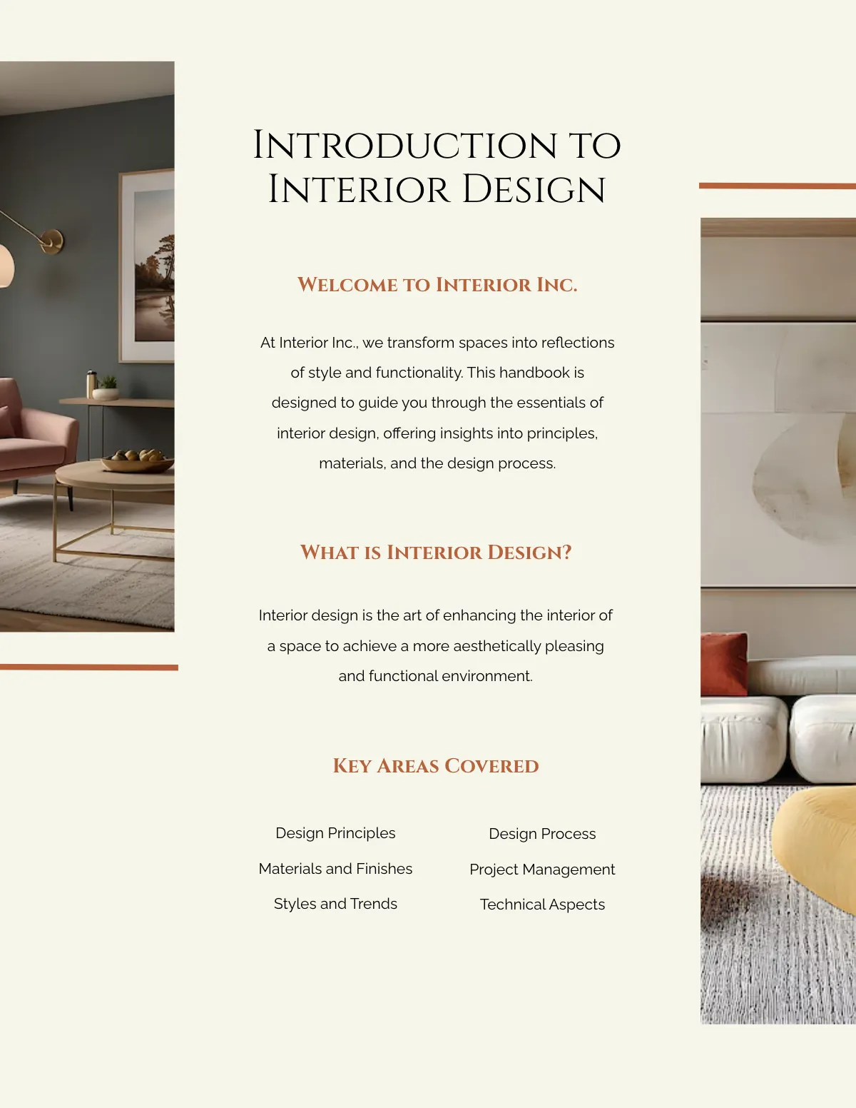 Free Modern Handbook Design Template to Edit Online
