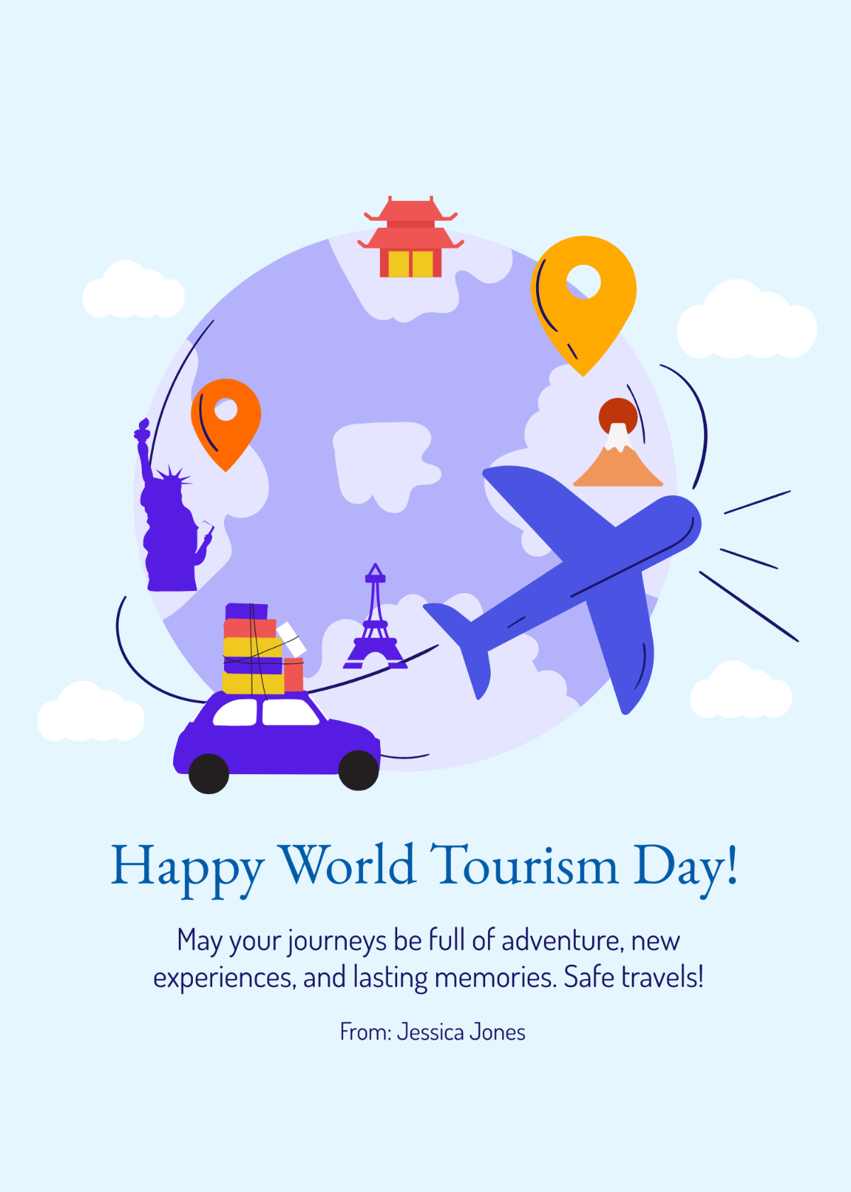 World Tourism Day Greeting