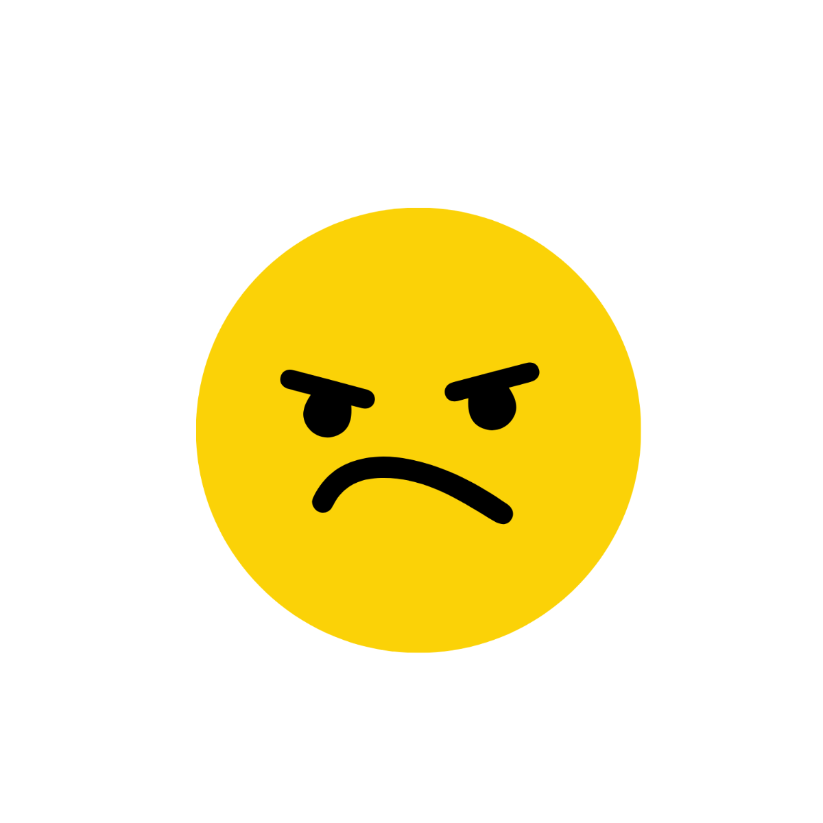 Angry Smiley Clipart - Edit Online| Template.net | Template.net