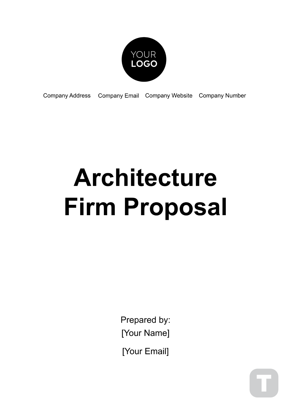 Architecture Firm Proposal Template - Edit Online & Download