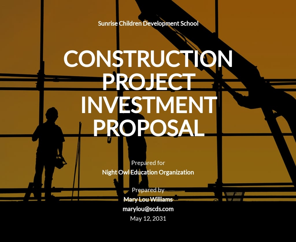 Construction Project Investment Proposal Template.jpe