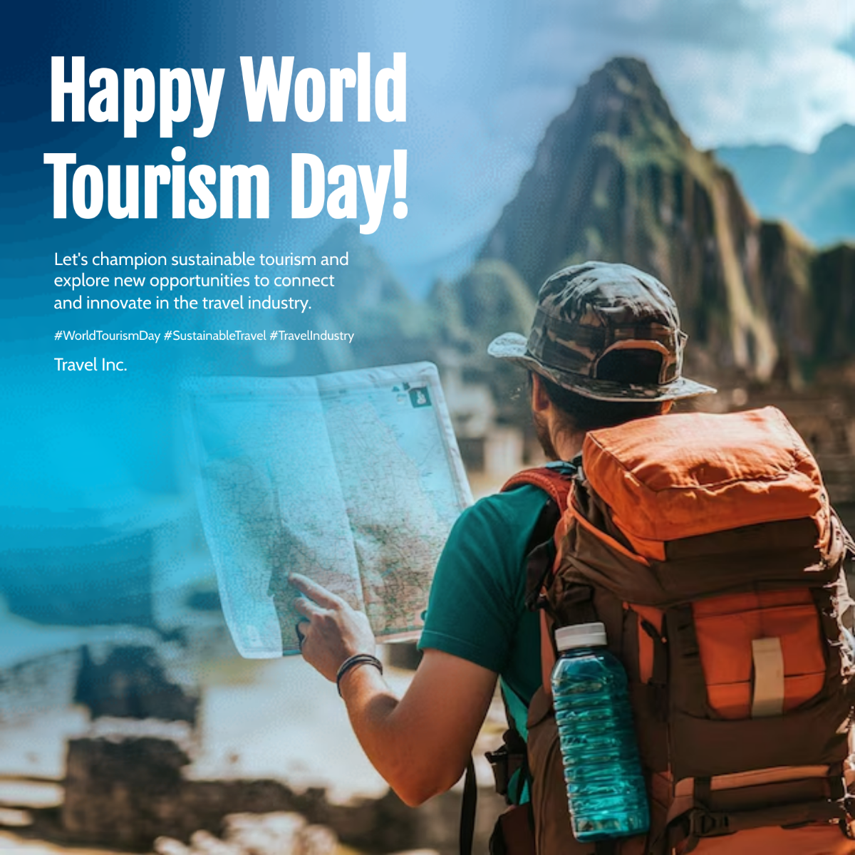 World Tourism Day LinkedIn Post