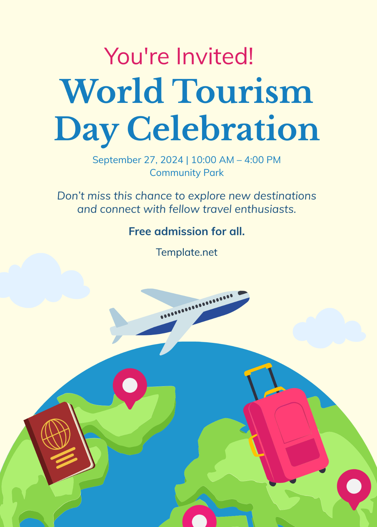 World Tourism Day Invitation