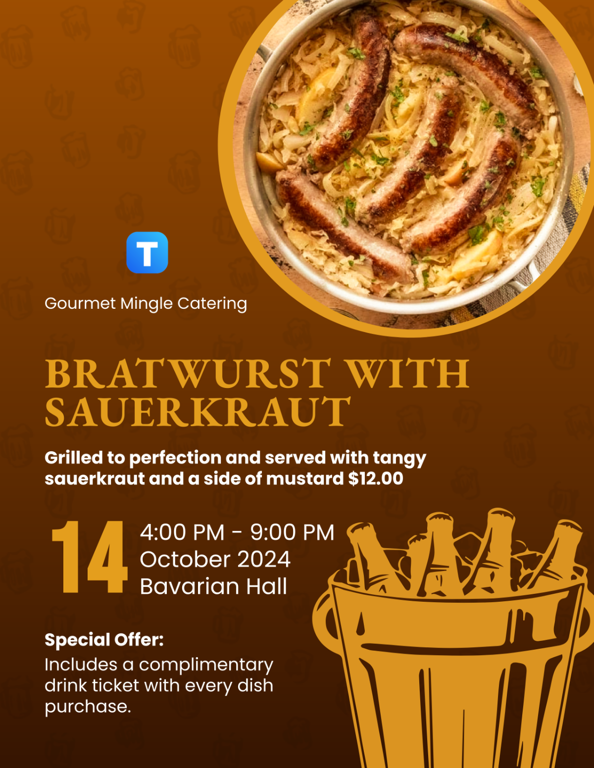 Oktoberfest Food Flyer