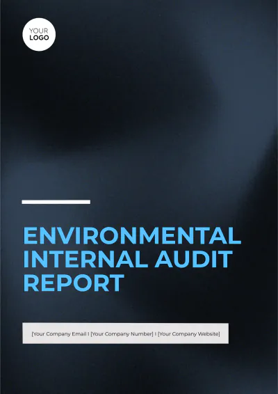 Free Environmental Internal Audit Report Template to Edit Online