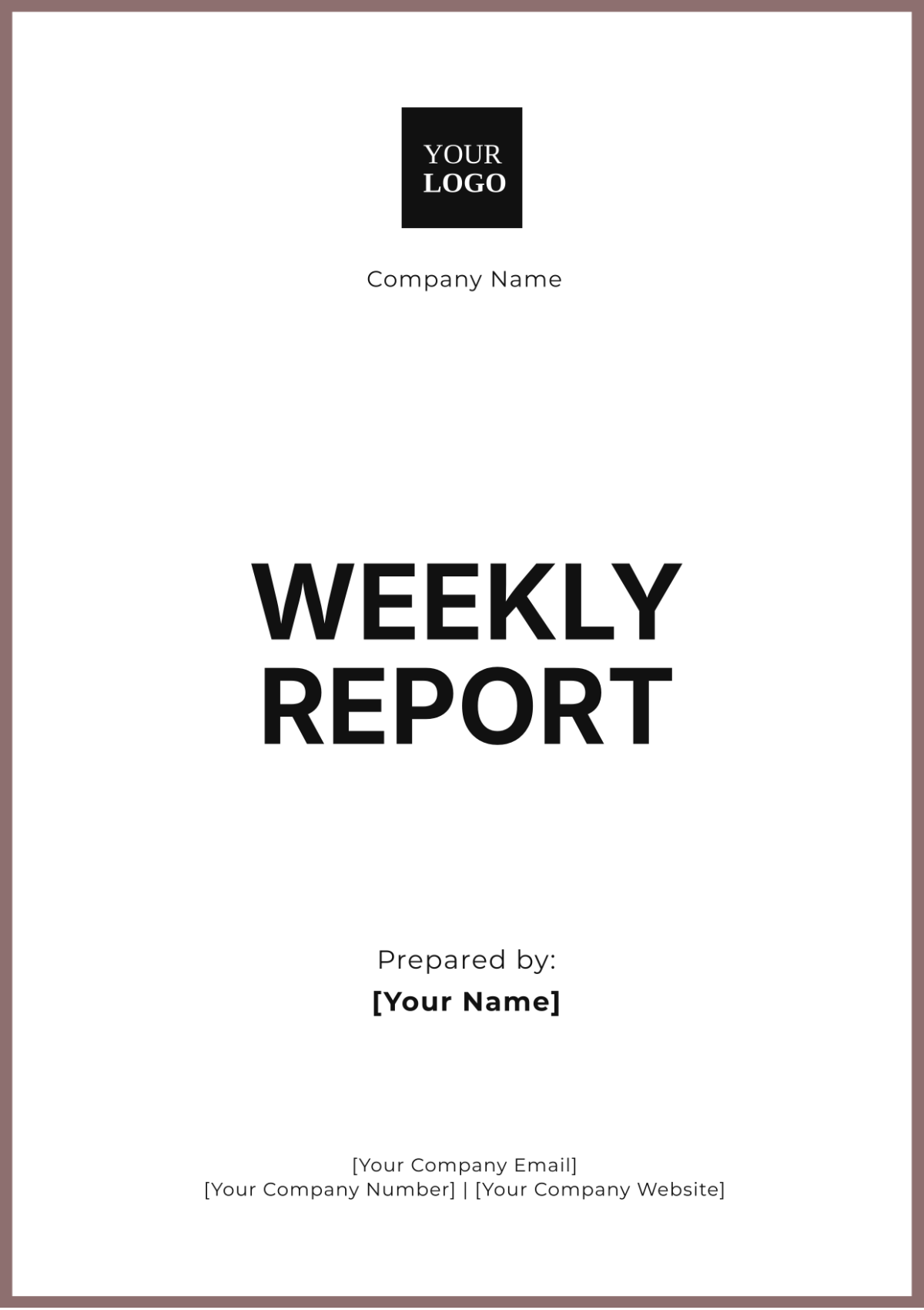 Free Weekly Accomplishment Report Outline Template to Edit Online