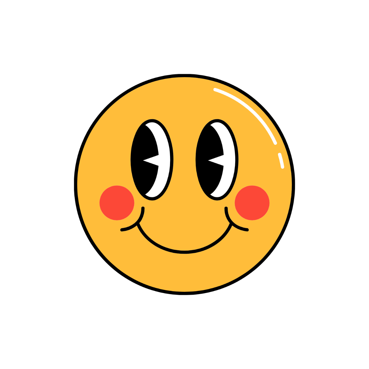 Vintage Smiley Clipart