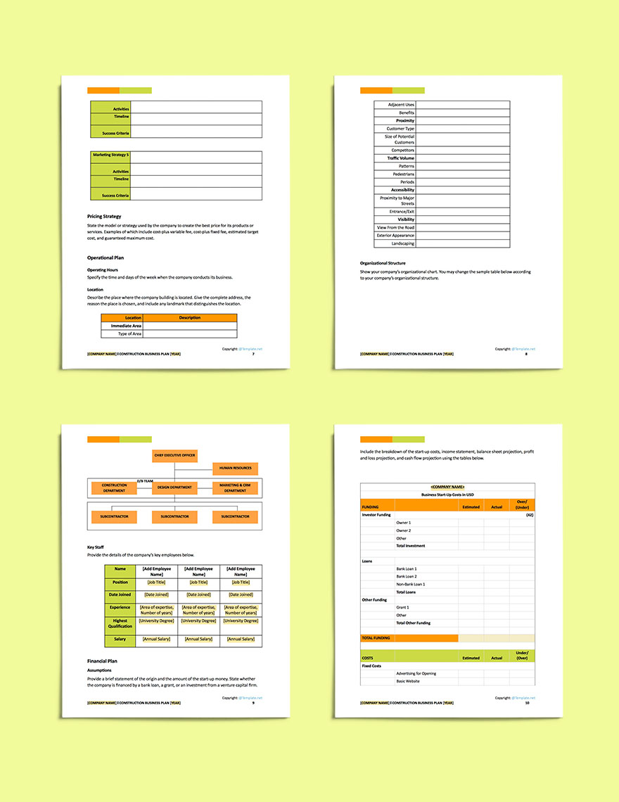 construction business plan pdf download