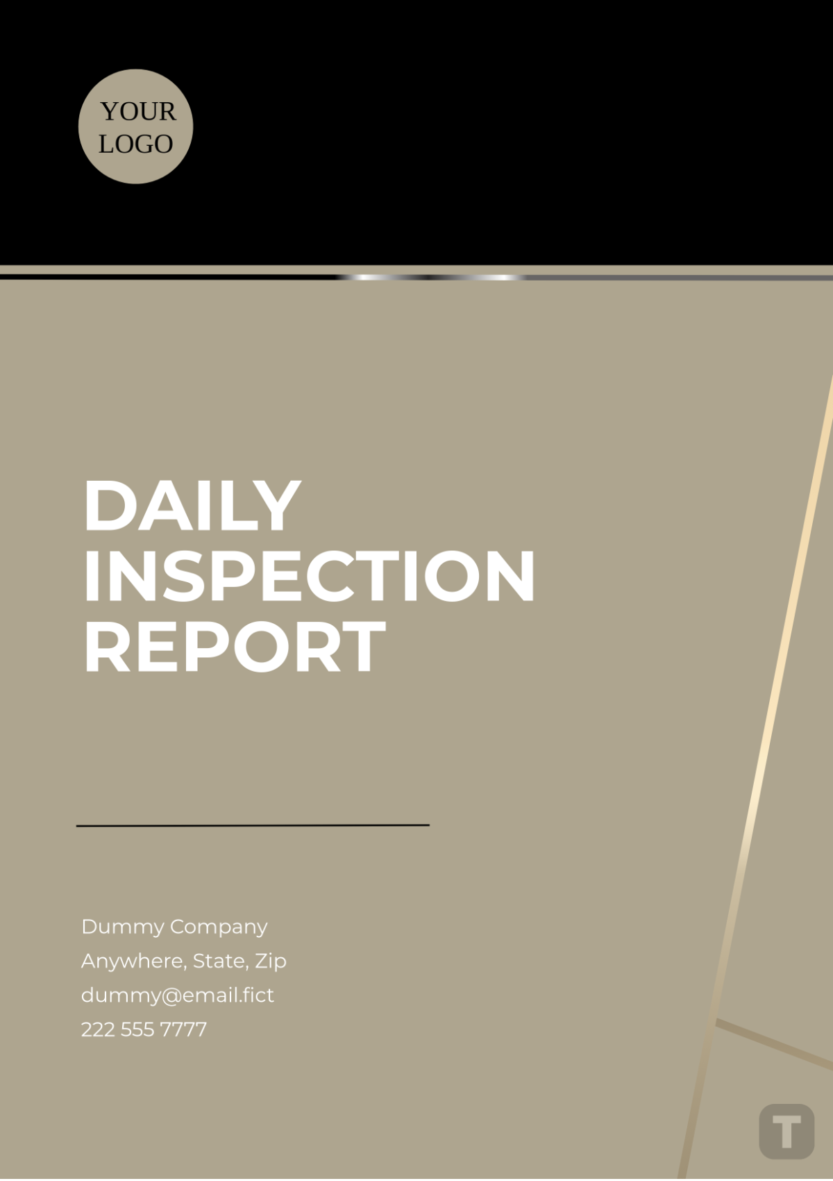 Daily Inspection Report Template