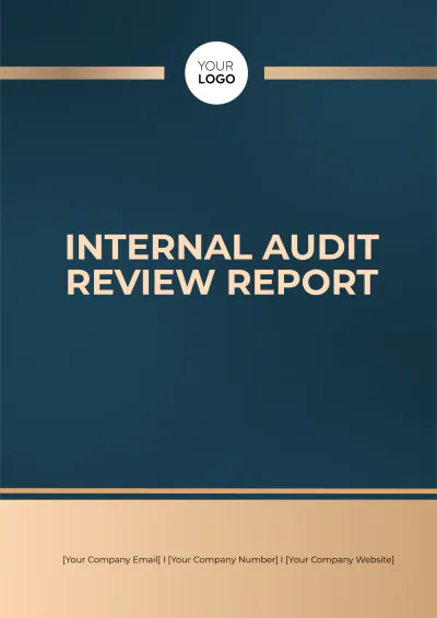 Free Internal Audit Review Report Template to Edit Online