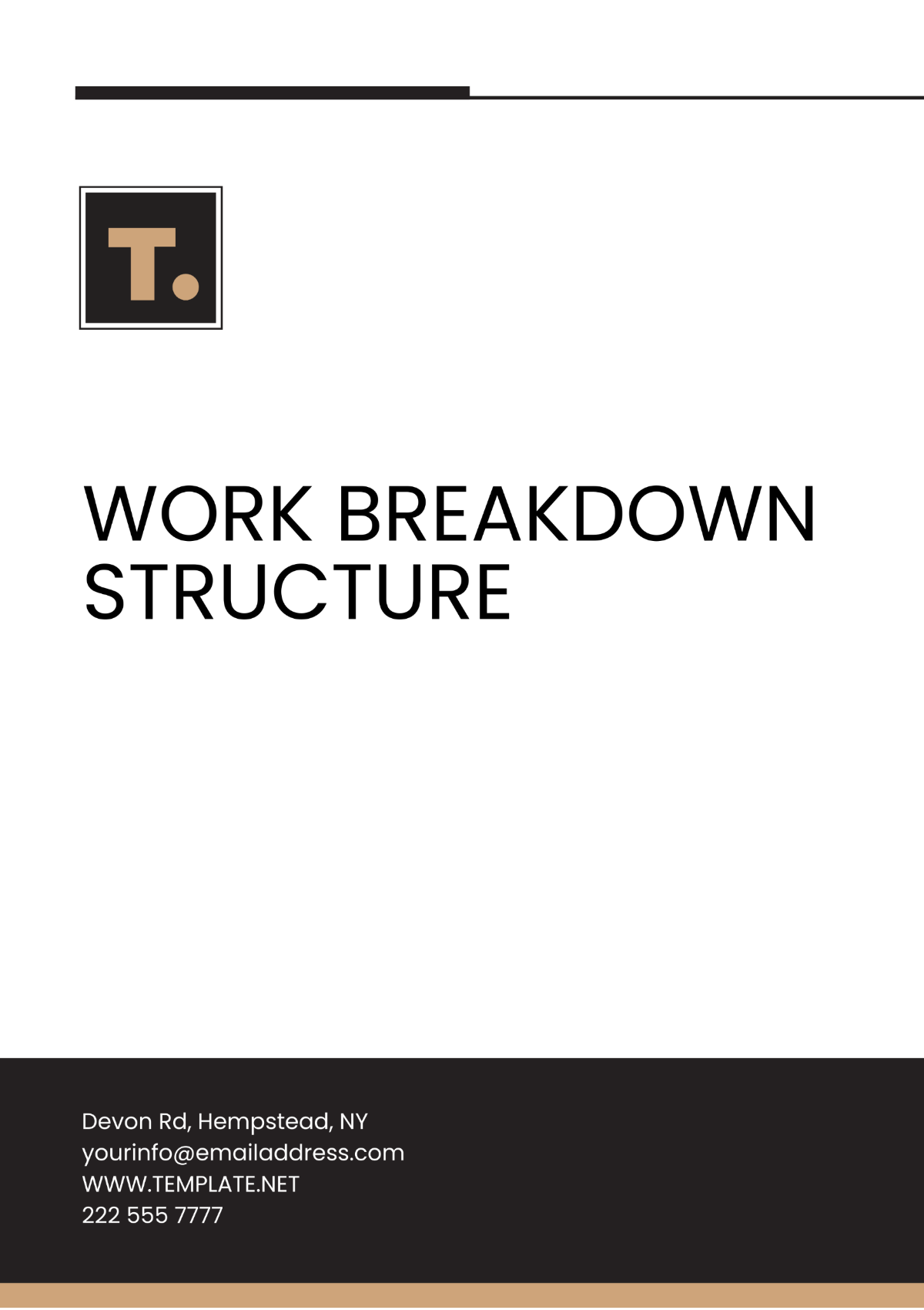 Work Breakdown Structure Template - Edit Online & Download