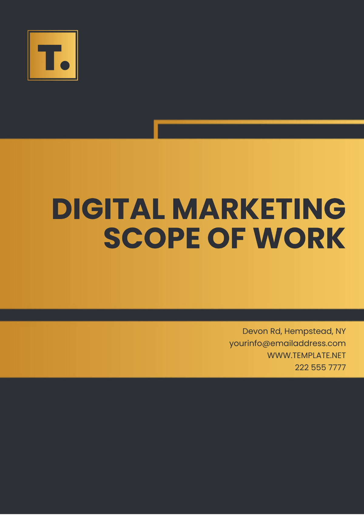 Digital Marketing Scope of Work Template - Edit Online & Download