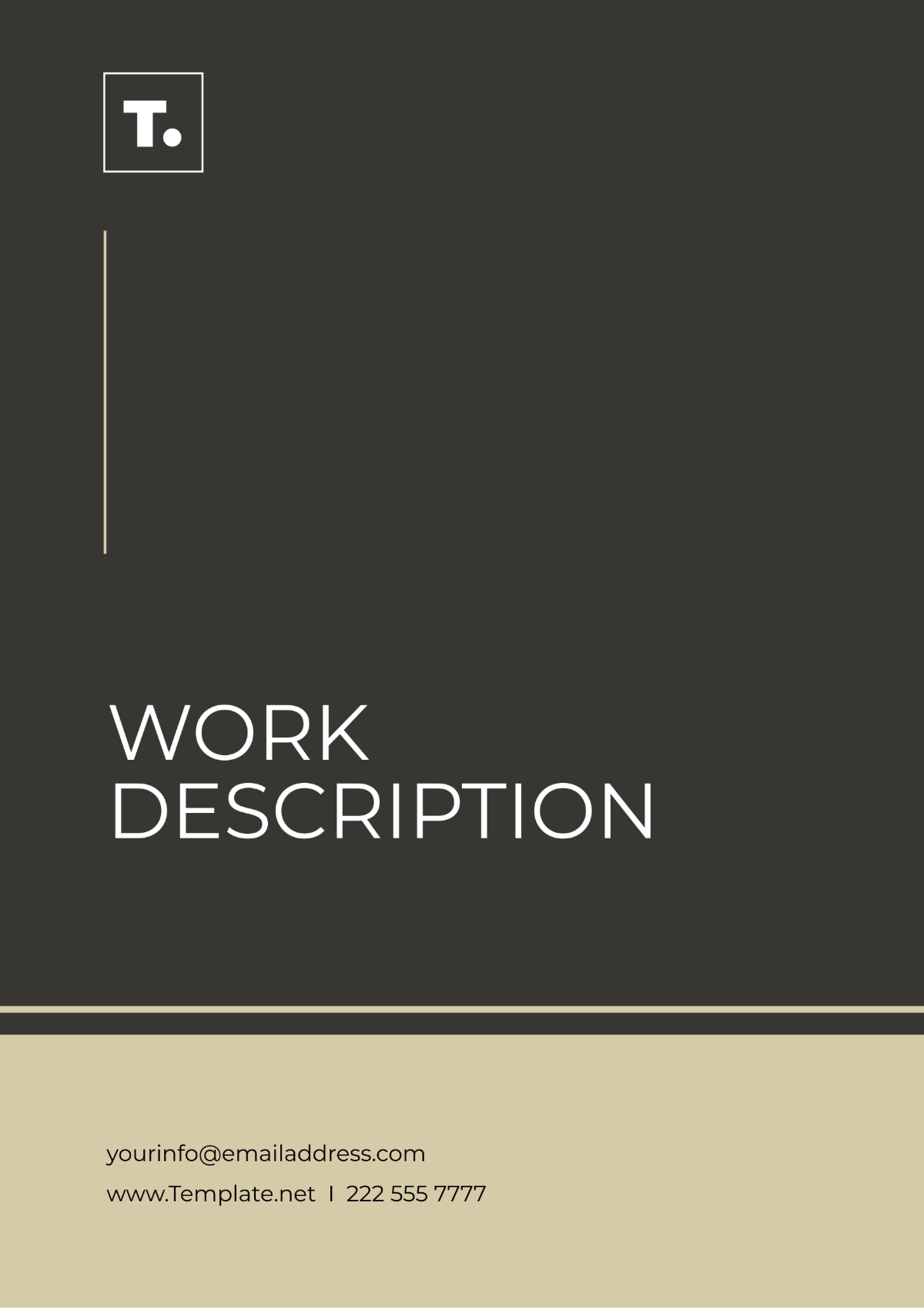 Work Description Format Template - Edit Online & Download