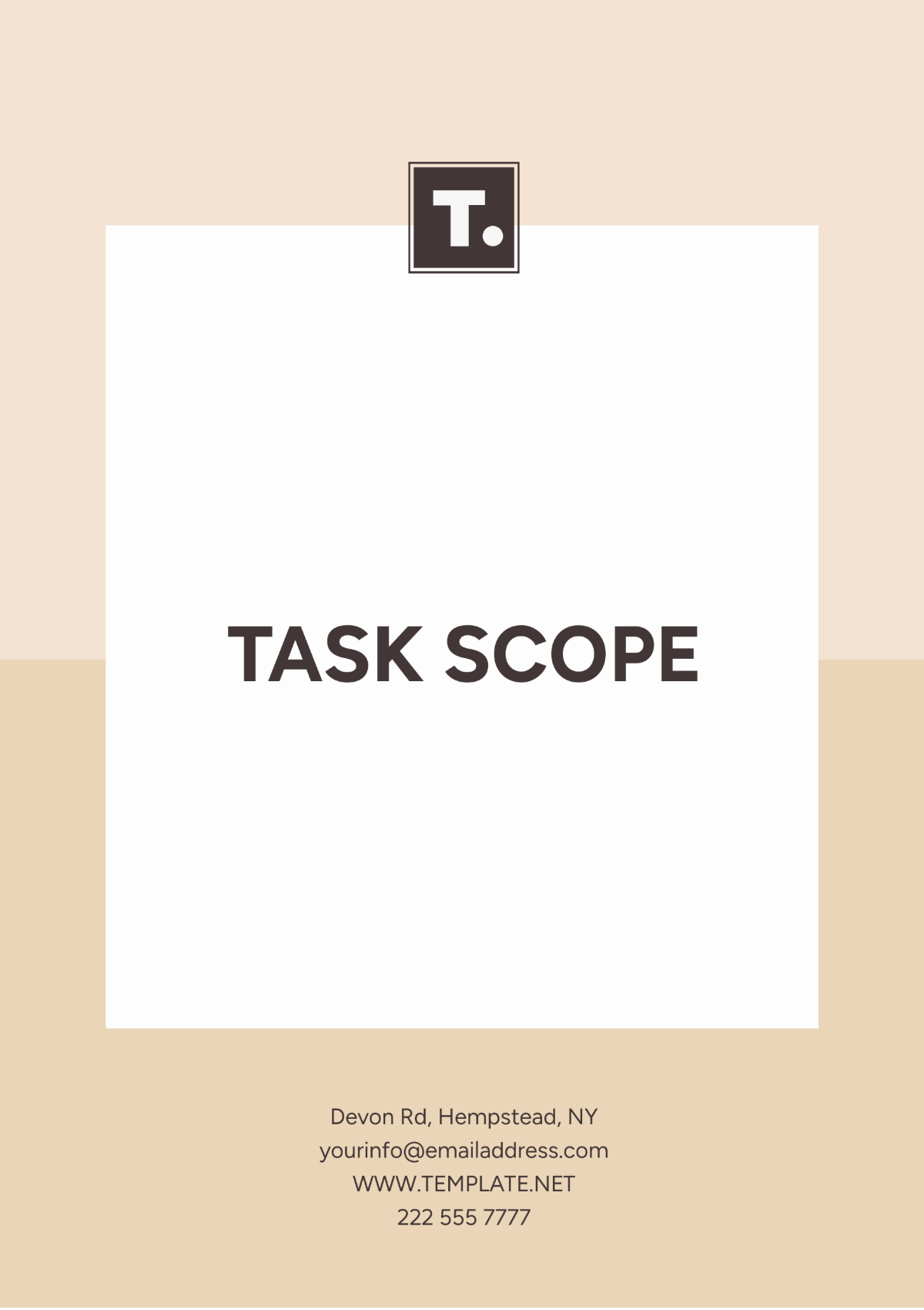 Task Scope Template - Edit Online & Download