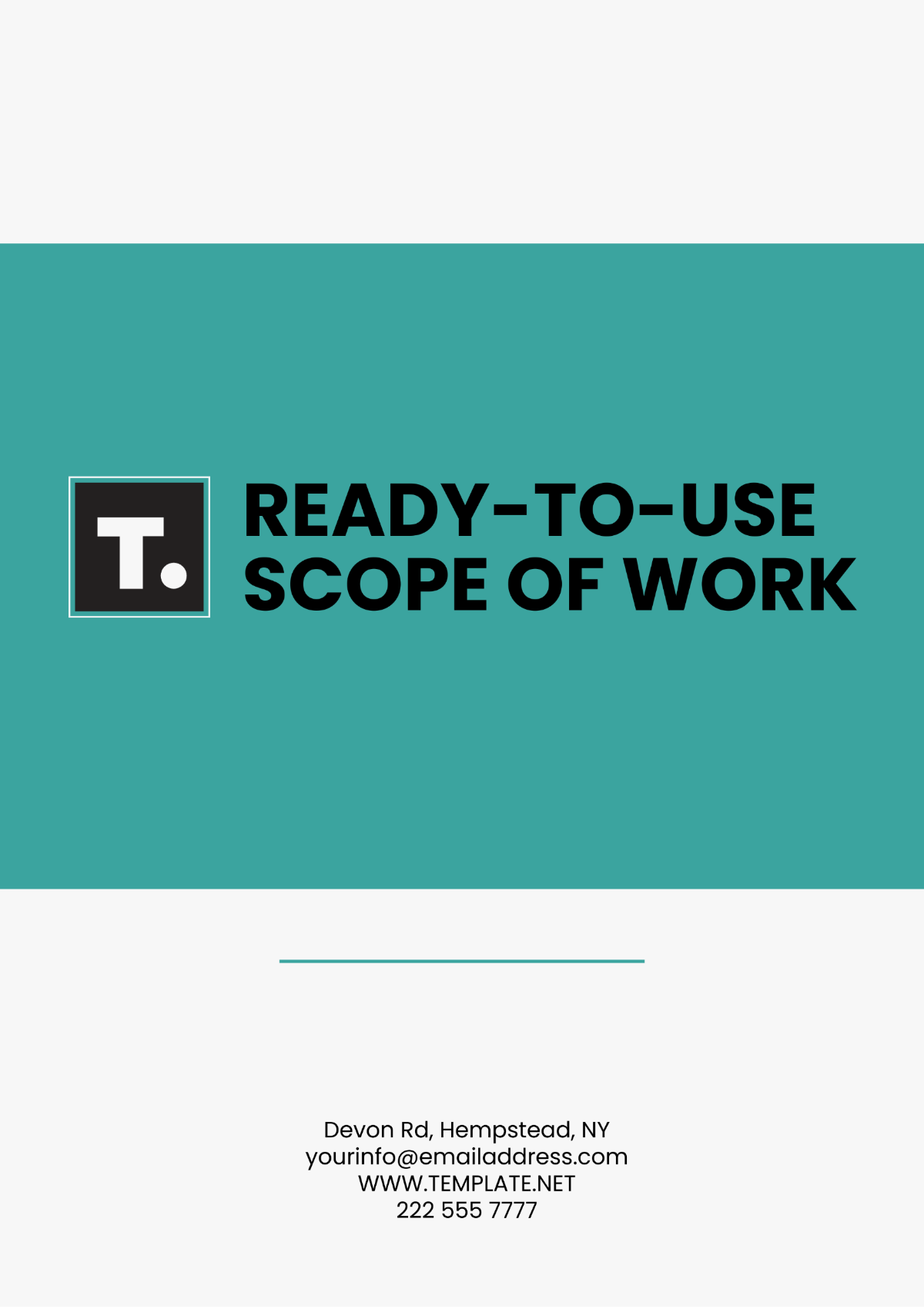 Free Scope of Work Templates to Edit Online & Print