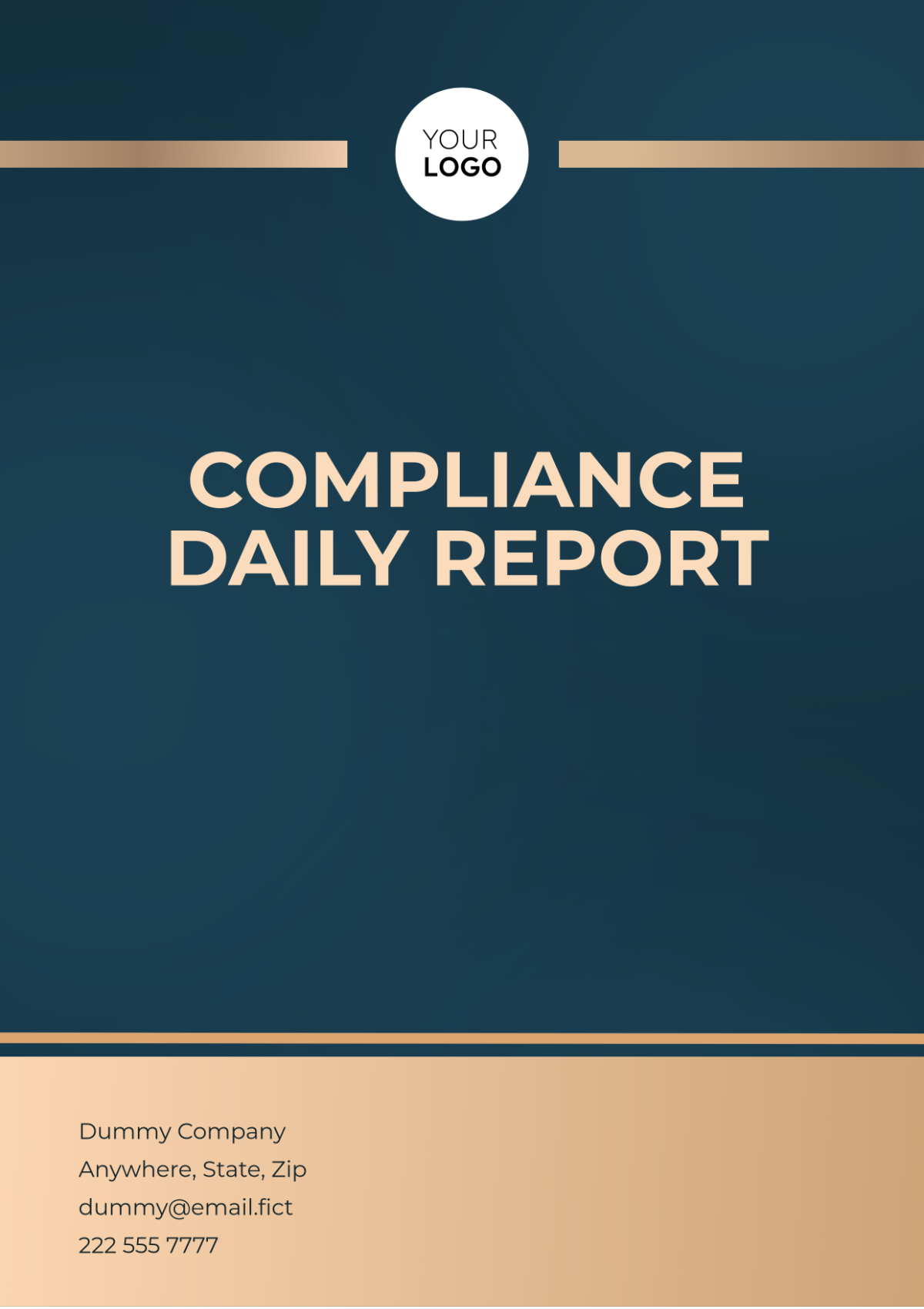 Compliance Daily Report Template - Edit Online & Download