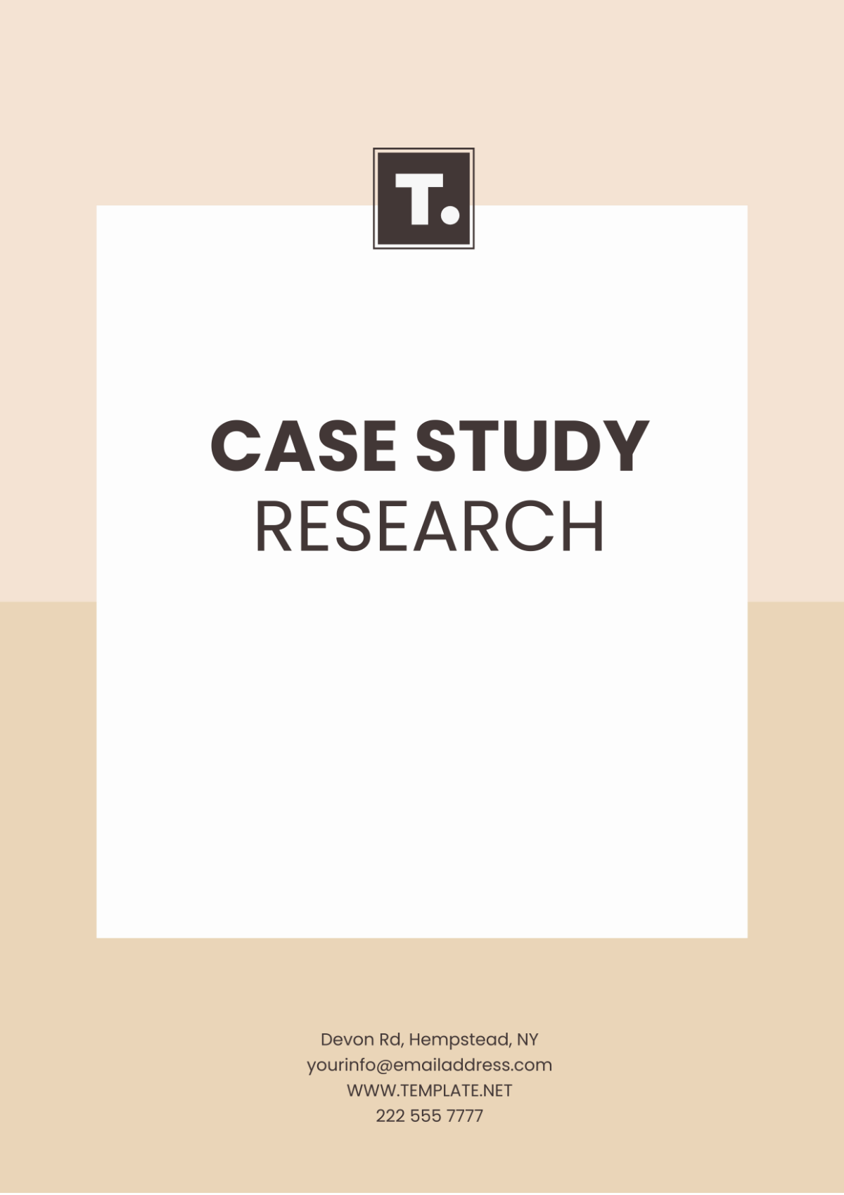 Professional Case Study Research Template - Edit Online & Download