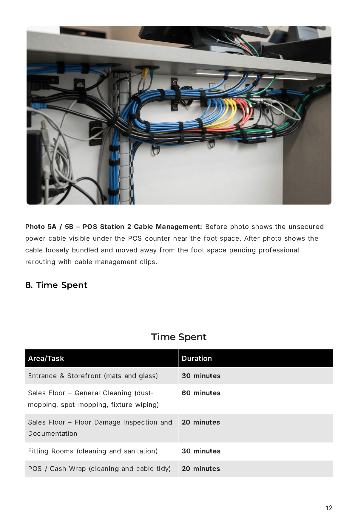 Free Cleaning Service Report Template to Edit Online