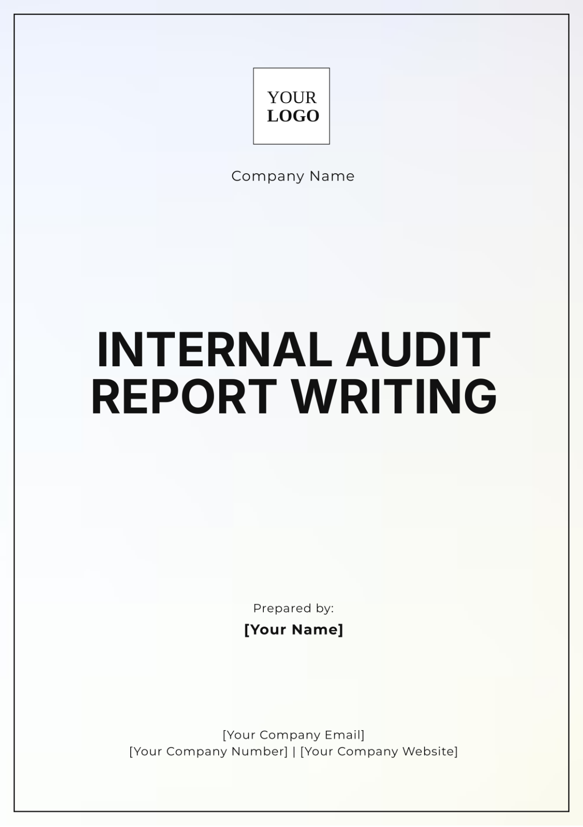 Free Stock Audit Report Template to Edit Online