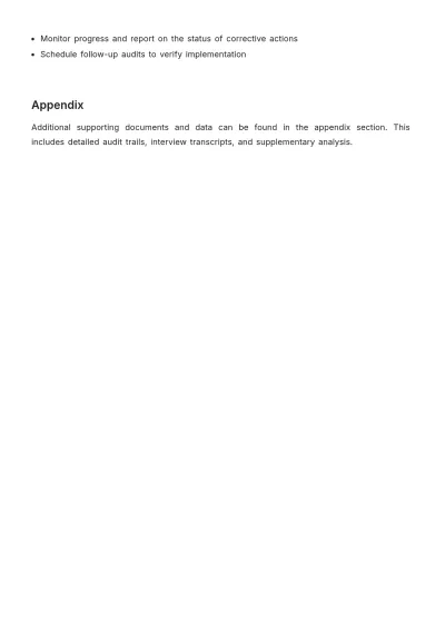 Free Internal Audit Report Writing Template to Edit Online