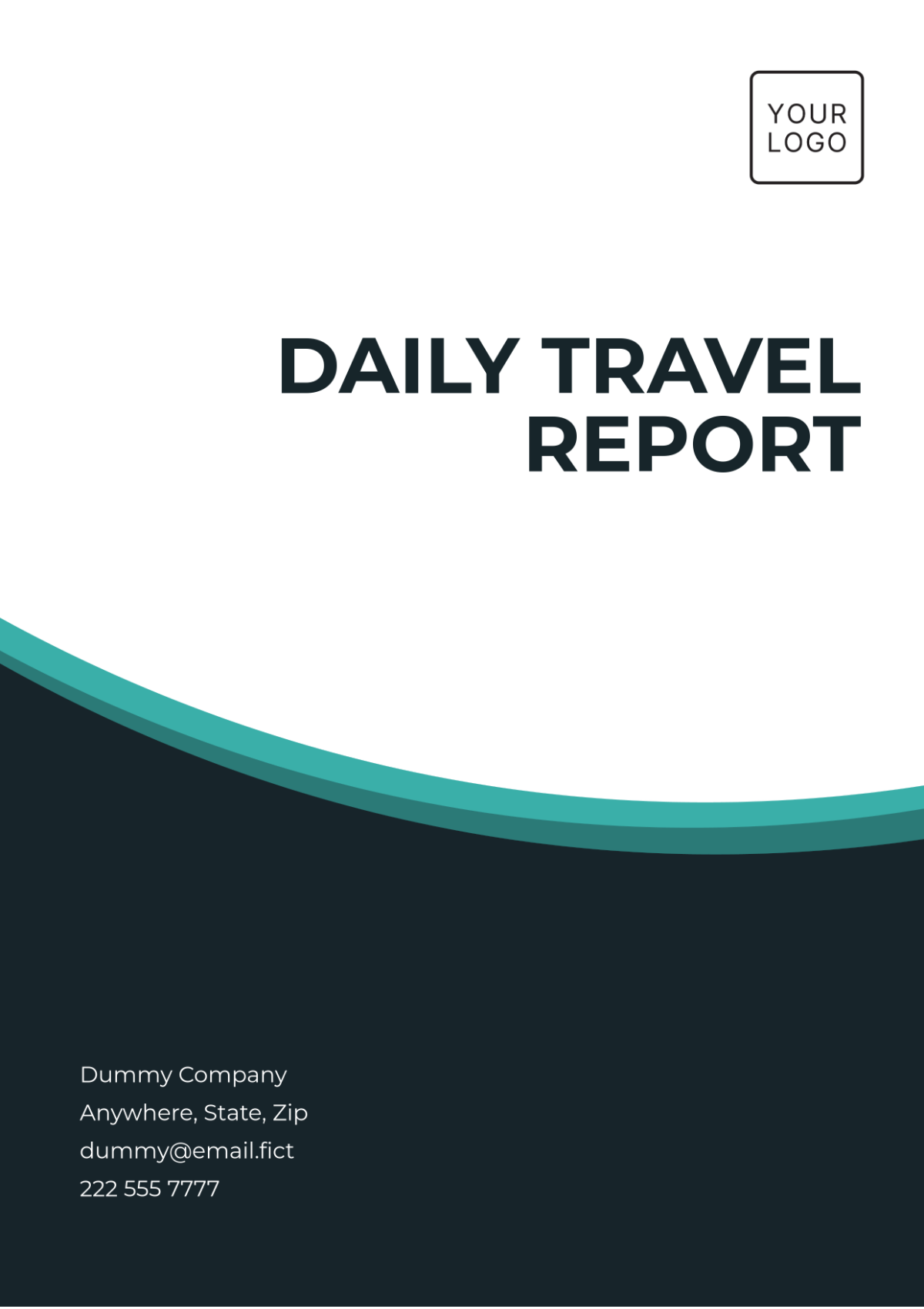 Daily Travel Report Template - Edit Online & Download