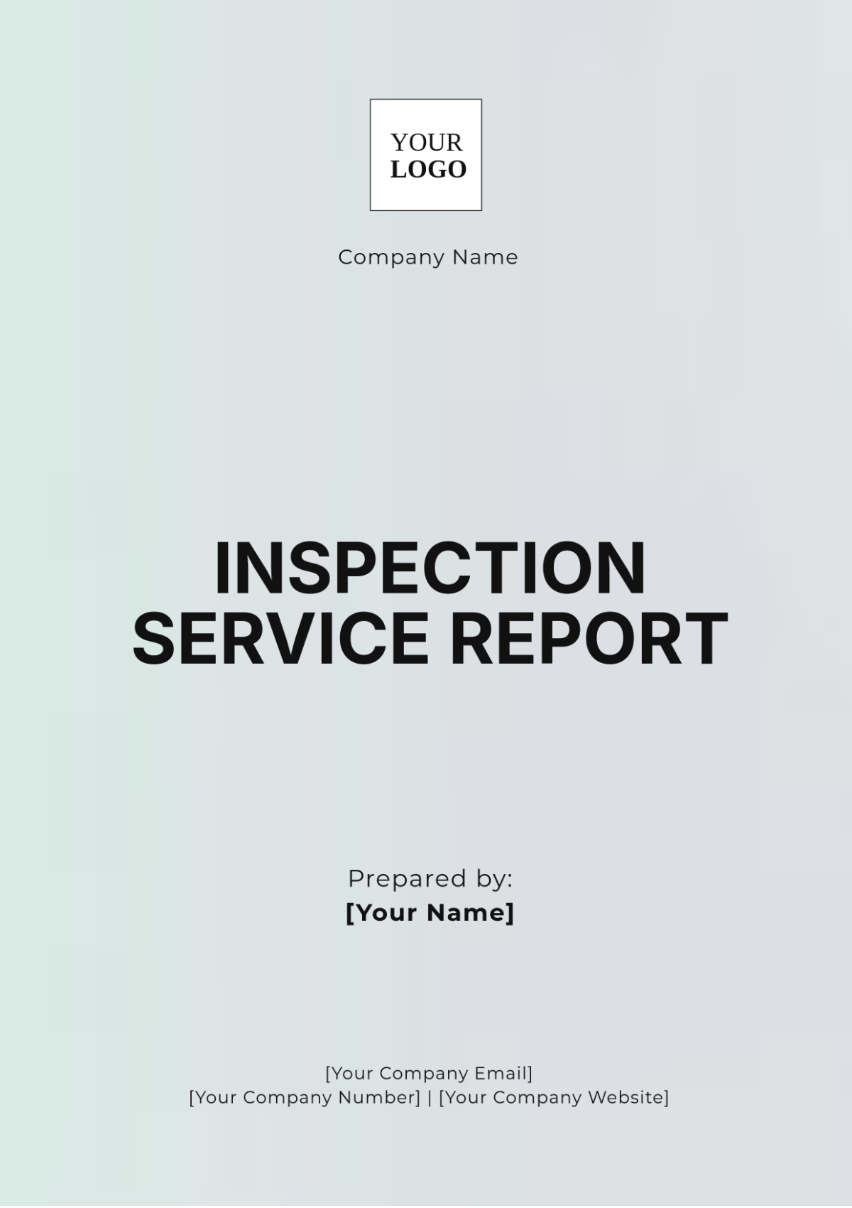 Inspection Service Report Template - Edit Online & Download